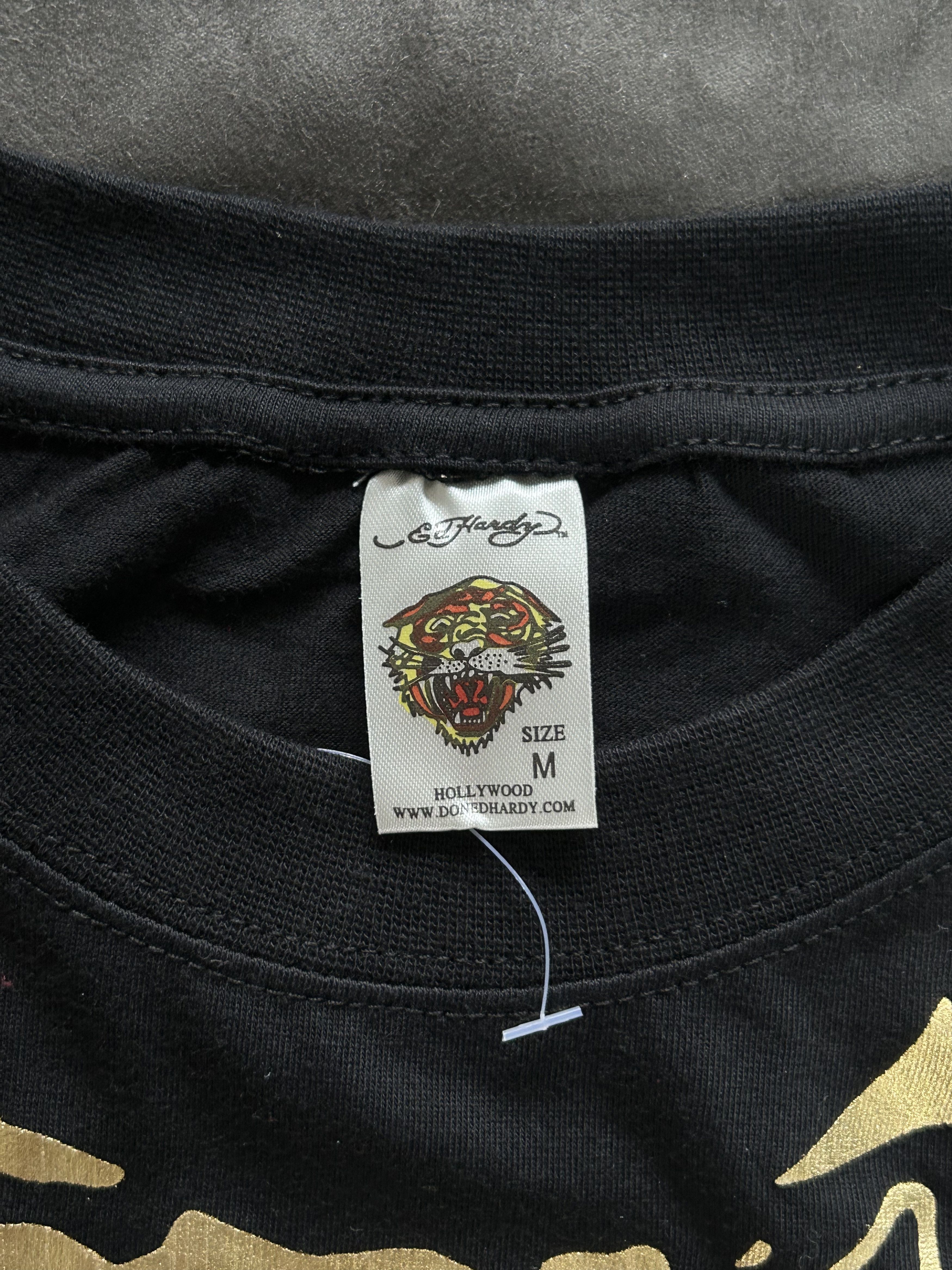 Ed Hardy Vintage Ed Hardy Skull Skeleton Print Black T-Shirt Medium Size US M / EU 48-50 / 2 - 6 Thumbnail