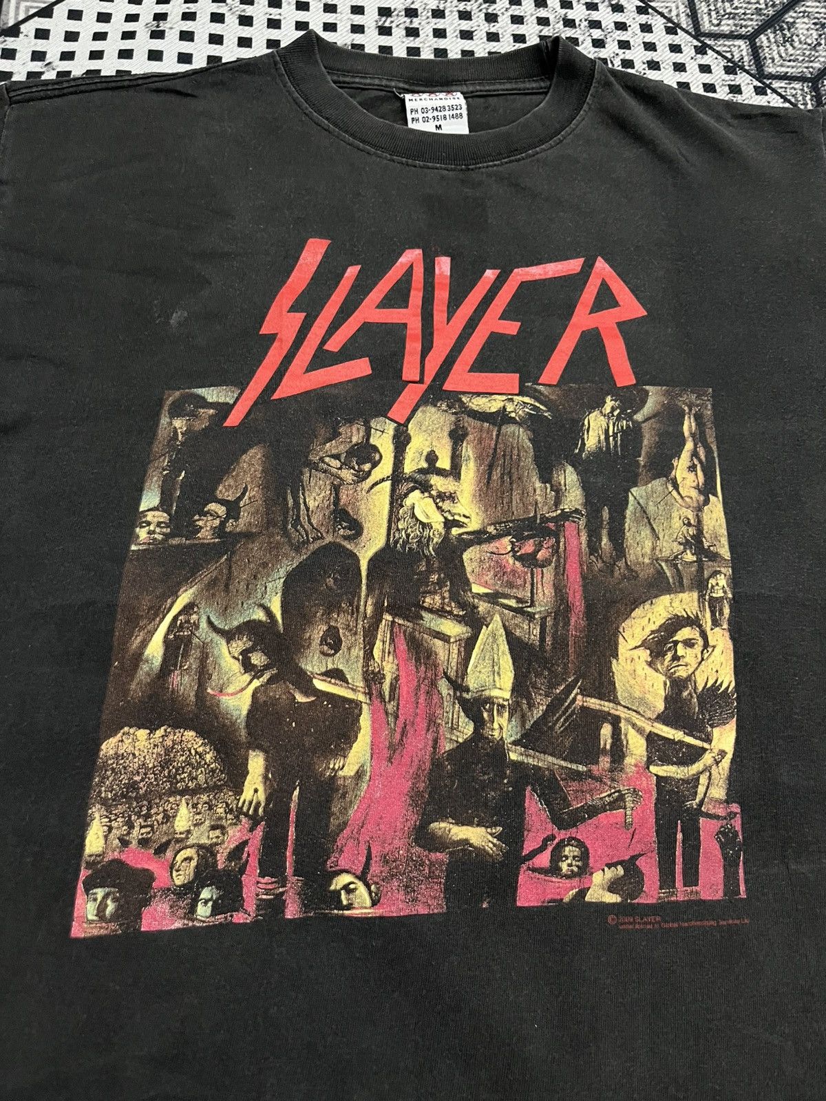 Slayer 💥Sunfade Y2K FAST SALES OFFER ME SLAYER Reign In Blood Size US M / EU 48-50 / 2 - 3 Thumbnail