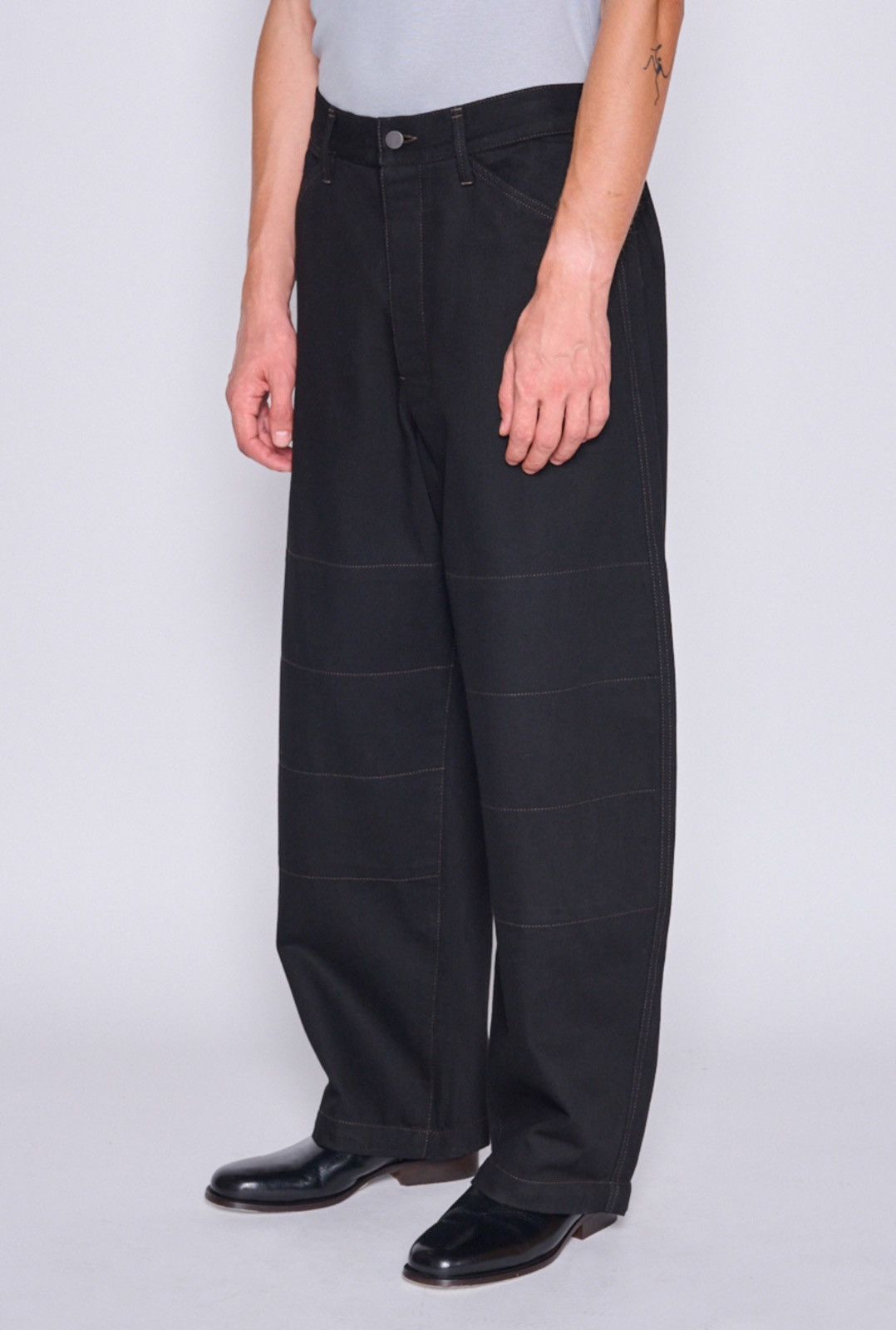Lemaire Last Size Lemaire Men’s Black Judo Denim Pants Size US 36 / EU 52 - 2 Thumbnail