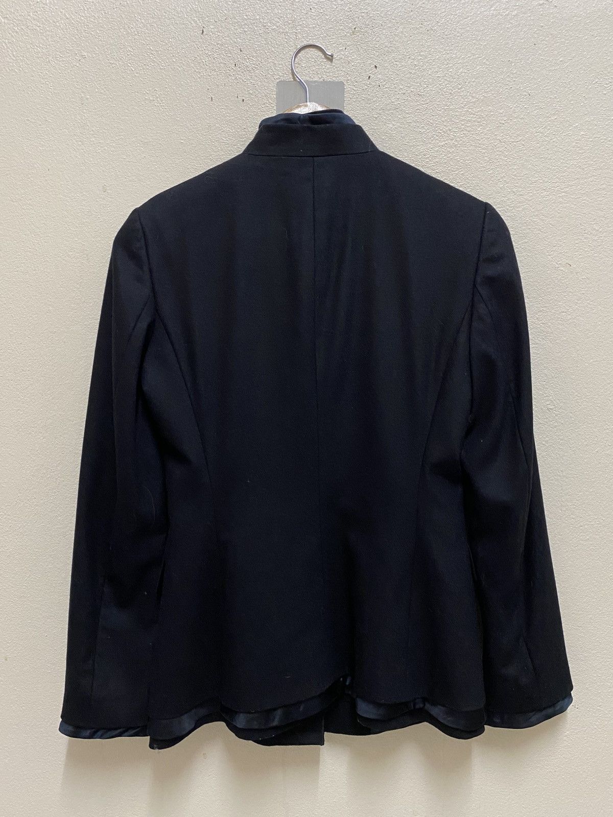 STRENESSE Strenesse Gabriele Strehle Tailored Black Wool Blazer Jacket Size M / US 6-8 / IT 42-44 - 2 Thumbnail