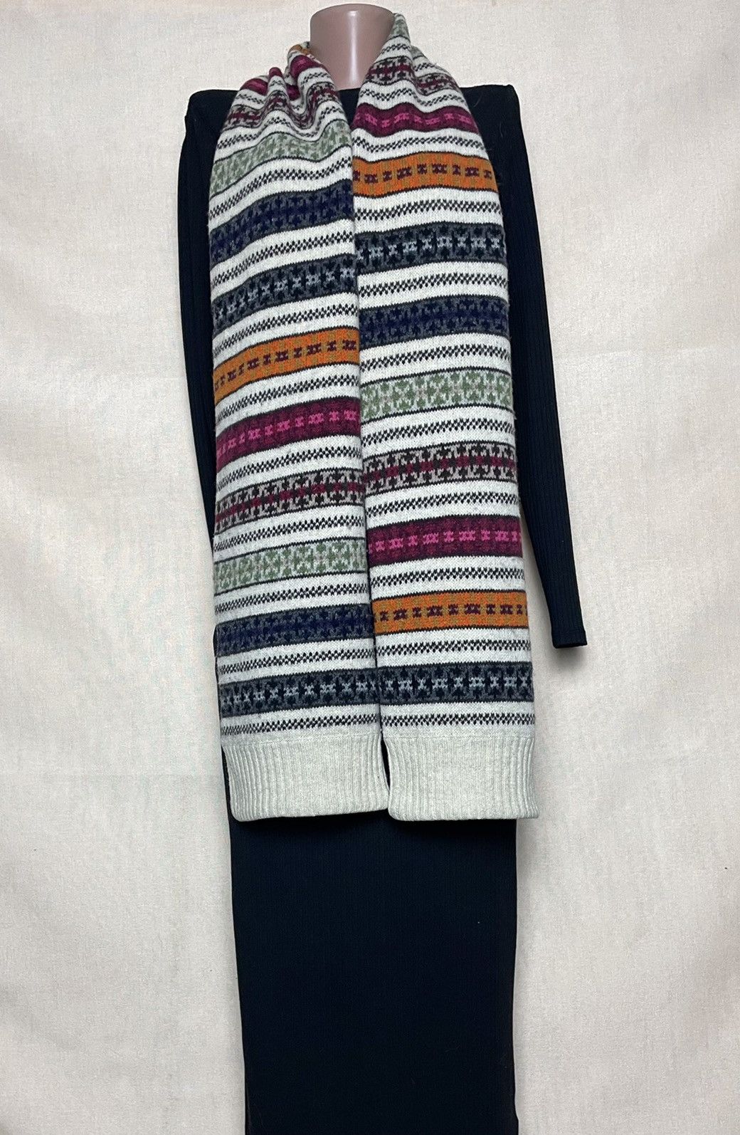 Paul Smith Paul Smith wool stripped scarf Size ONE SIZE - 1 Thumbnail