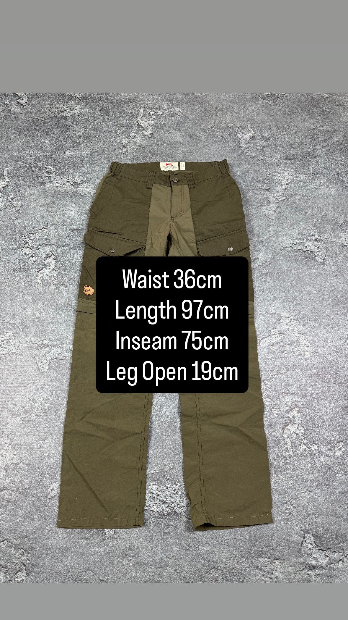 Fjallraven Fjallraven Outdoor Gorpcore Women's Ladies Pants Size 34 Size 34" / US 12 / IT 48 - 2 Thumbnail