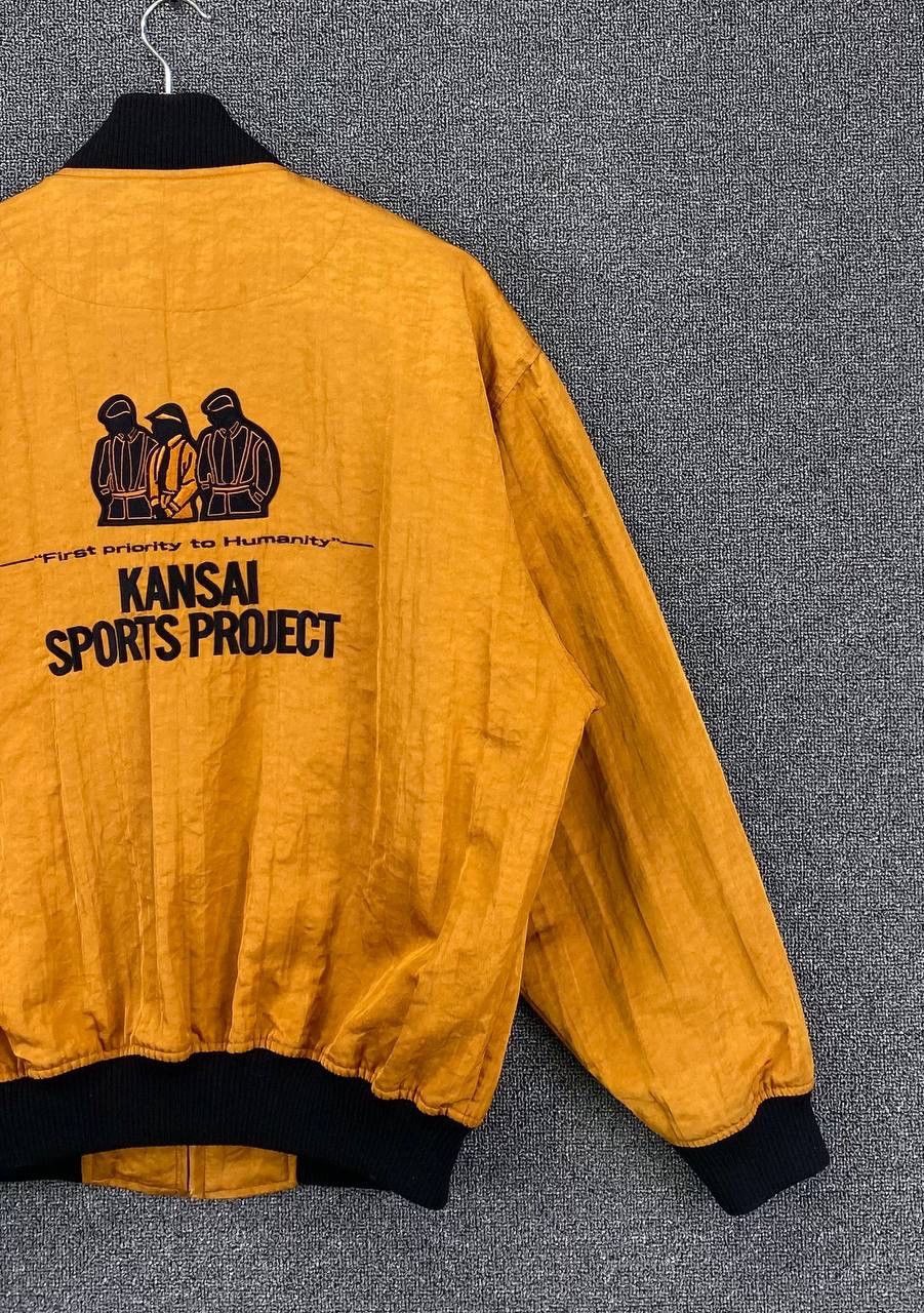 Kansai Yamamoto Vintage Kansai Yamamoto Sports Project Bomber Varsity Jacket Size US M / EU 48-50 / 2 - 3 Thumbnail