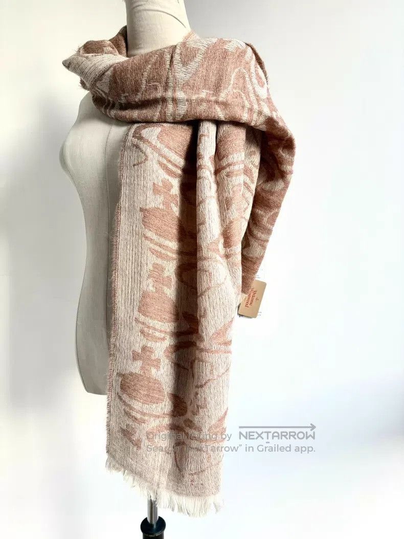 Vivienne Westwood Vivienne Westwood Beige Double-Sided Embroidered Saturn Sc Size ONE SIZE - 3 Thumbnail