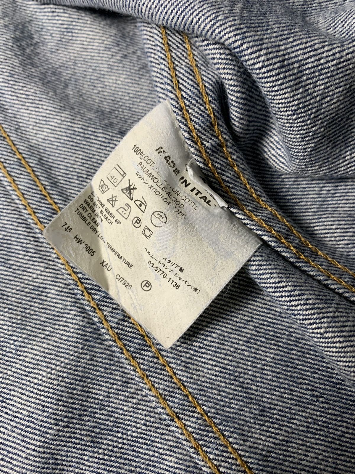 Helmut Lang 1990s Helmut Lang Denim Jacket Size US S / EU 44-46 / 1 - 9 Thumbnail