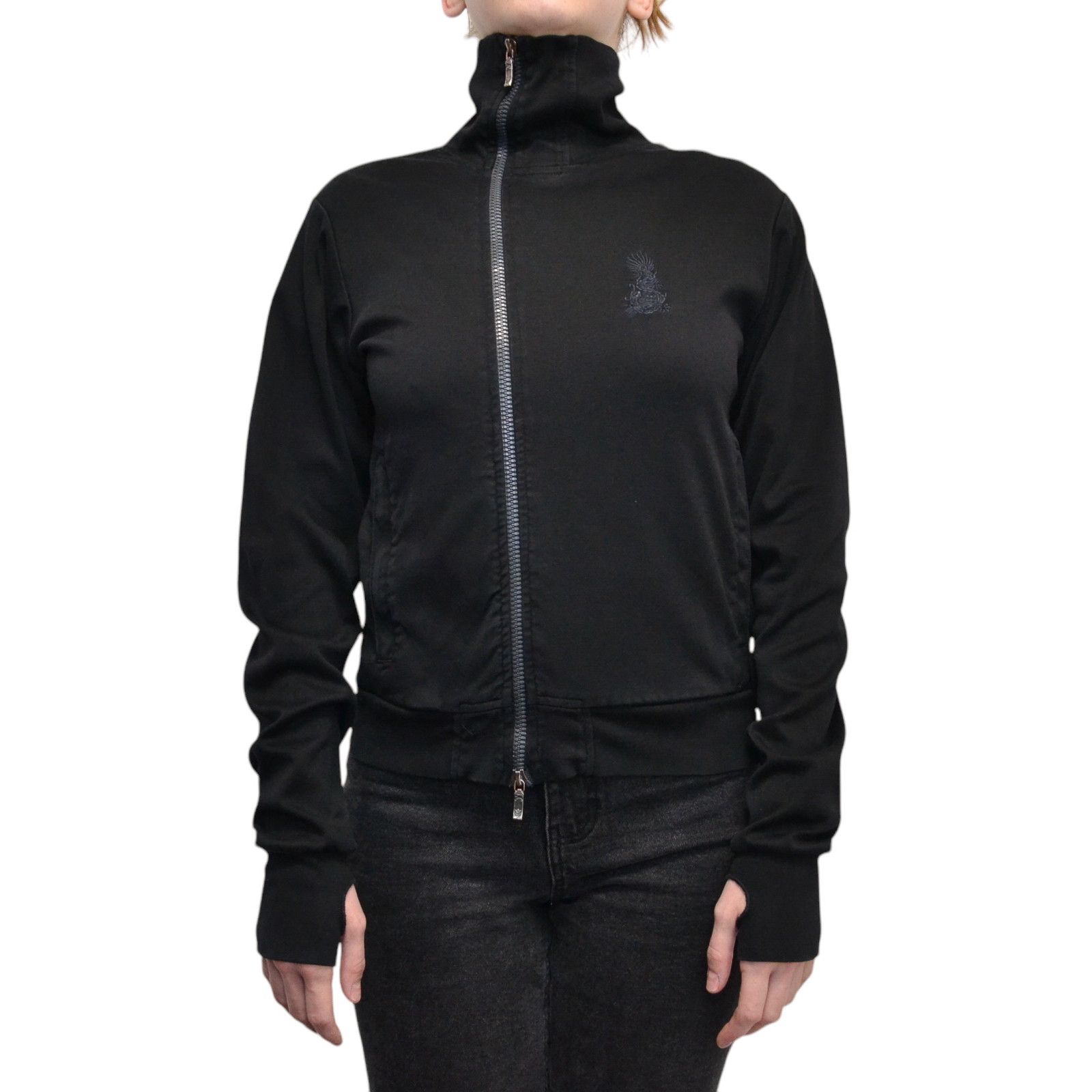 Maharishi Maharishi Women’s Black Asymmetrical Zip Sweater Size 8 Size M / US 6-8 / IT 42-44 - 1 Thumbnail