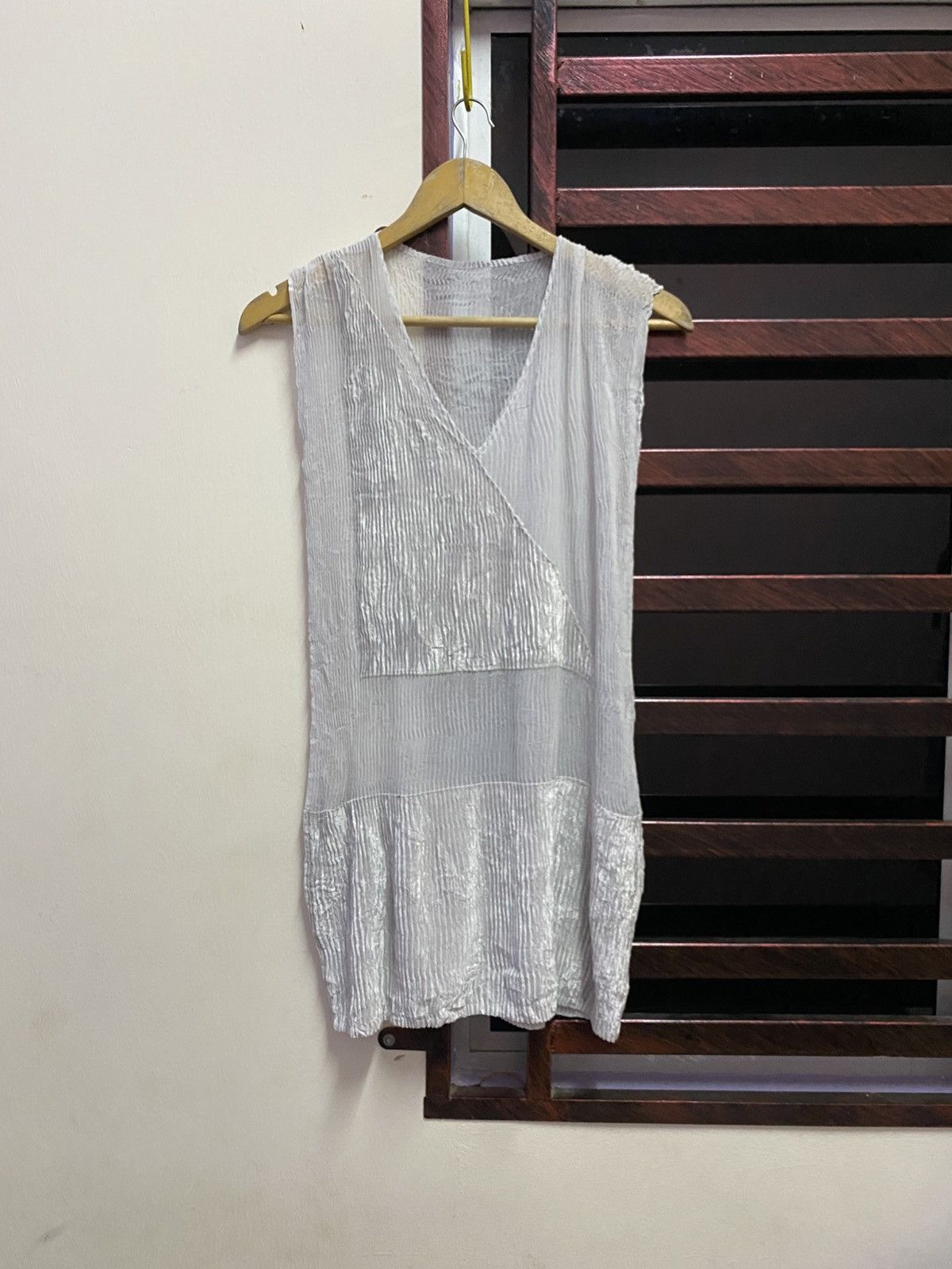 Issey Miyake Vintage Two Tone Issey Miyake Pleated Dress Size M / US 6-8 / IT 42-44 - 2 Thumbnail