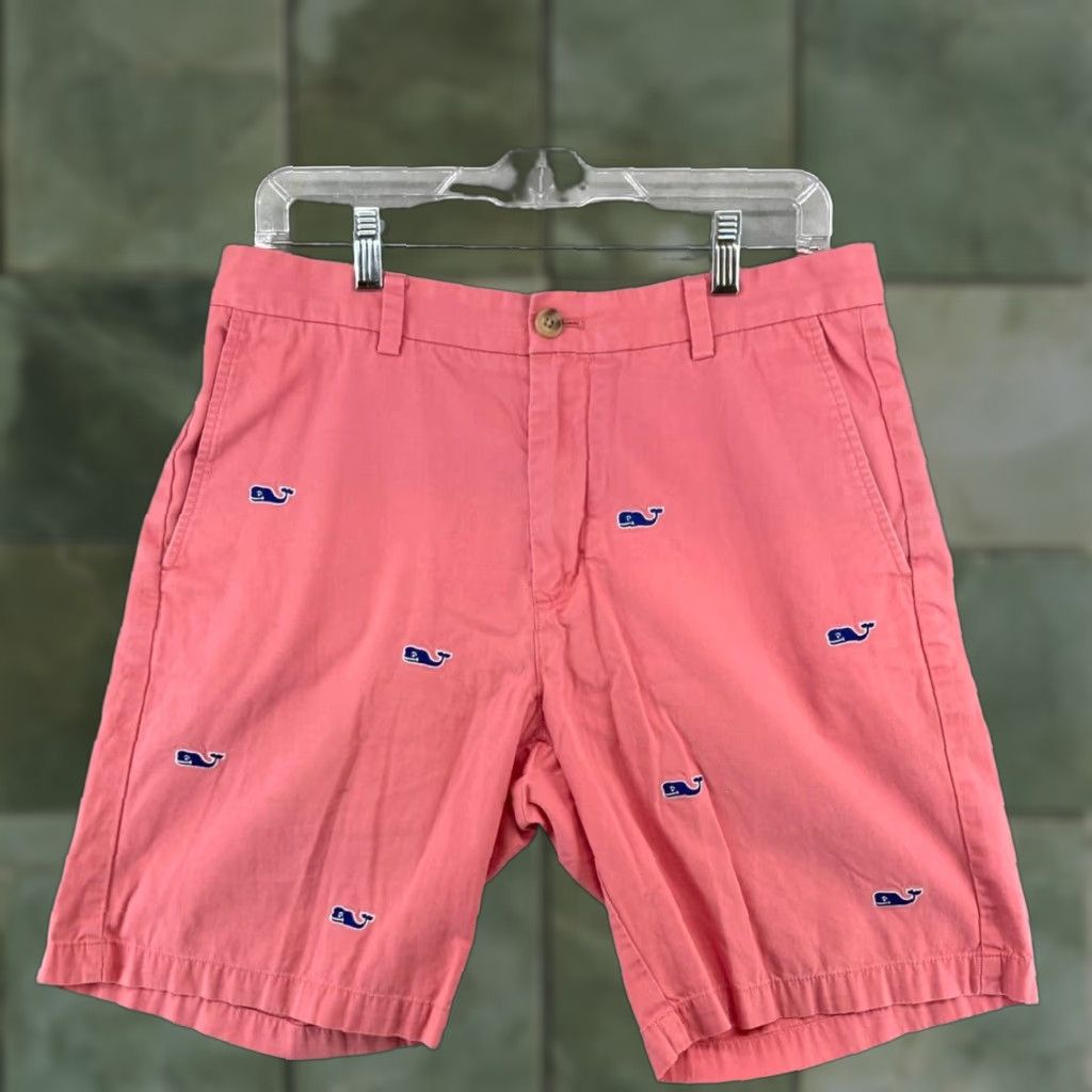 Vineyard Vines Vinyard Vines Shorts 32 Pink Chino Whales all over print Mens Beach Colorful Preppy 90s Womens Men? Size US 32 / EU 48 - 1 Thumbnail