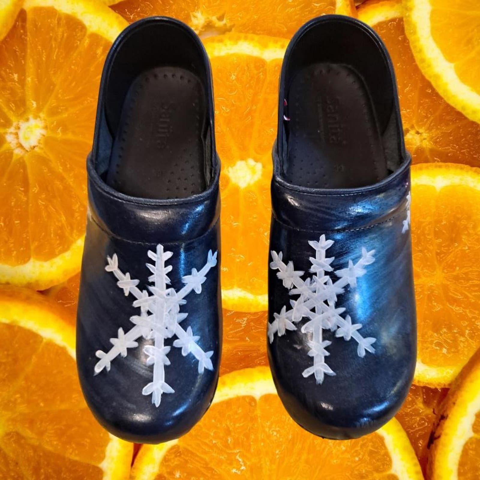 Other Sanita Black Snowflake Clog/Mule Size 39‎ Size US 8.5 / IT 38.5 - 2 Thumbnail