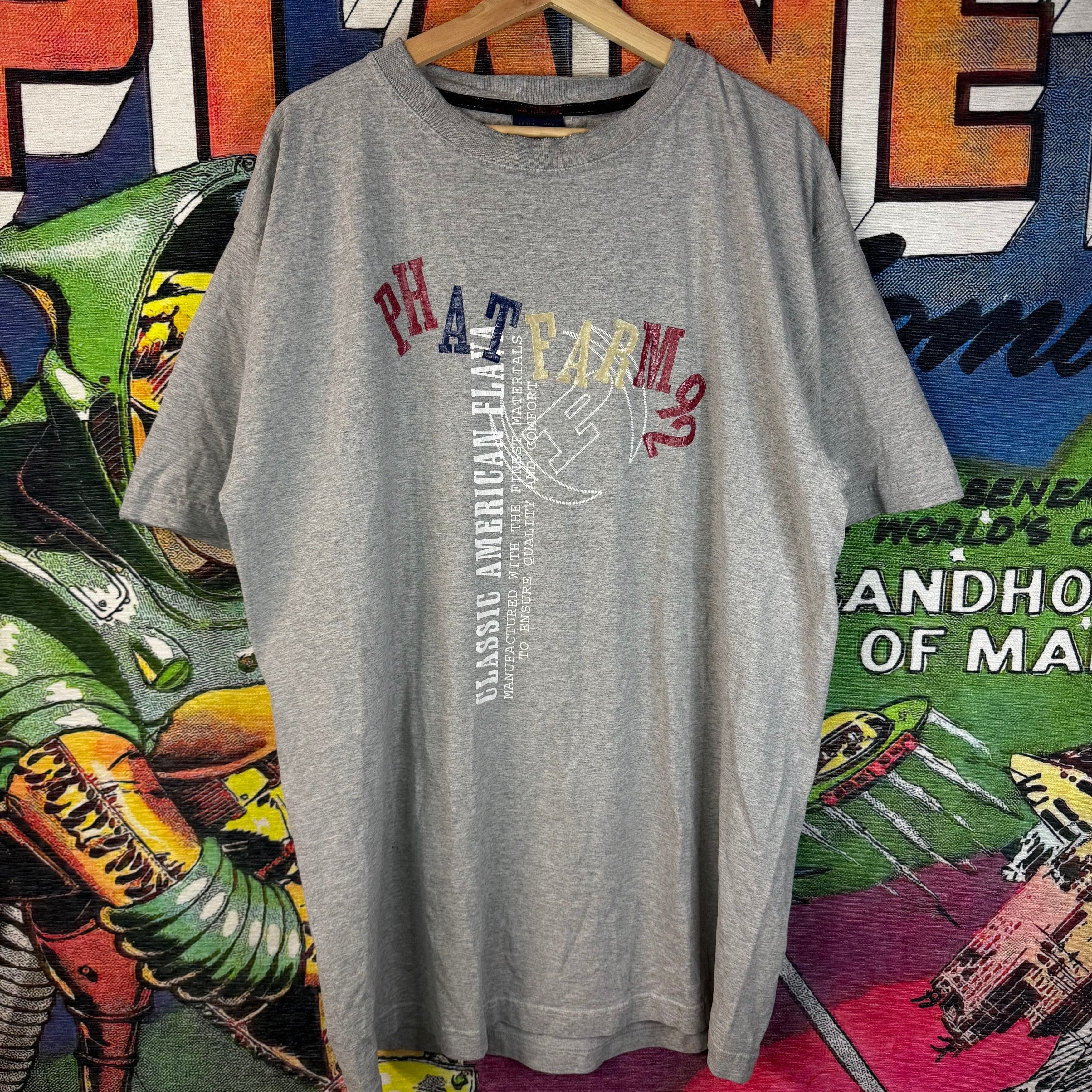 Phat Farm Y2K PhatFarm Graphic Tee Size 2XL Size US XXL / EU 58 / 5 - 1 Thumbnail