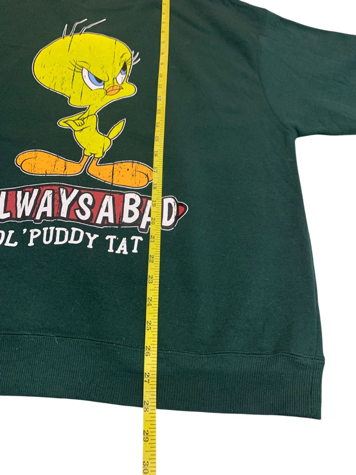 Cartoon Network Rare Tweety Looney Tunes "Always Bad" Sweatshirt Size US M / EU 48-50 / 2 - 8 Thumbnail