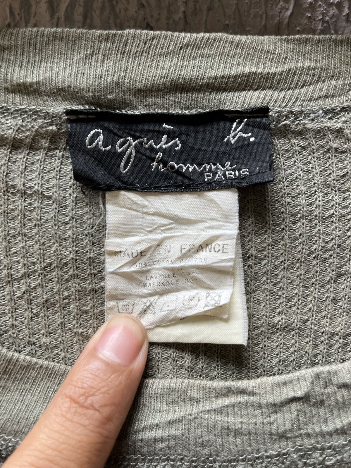 Designer × Japanese Brand × agnes b. Agnes B waffle knitt Size M / US 6-8 / IT 42-44 - 4 Thumbnail