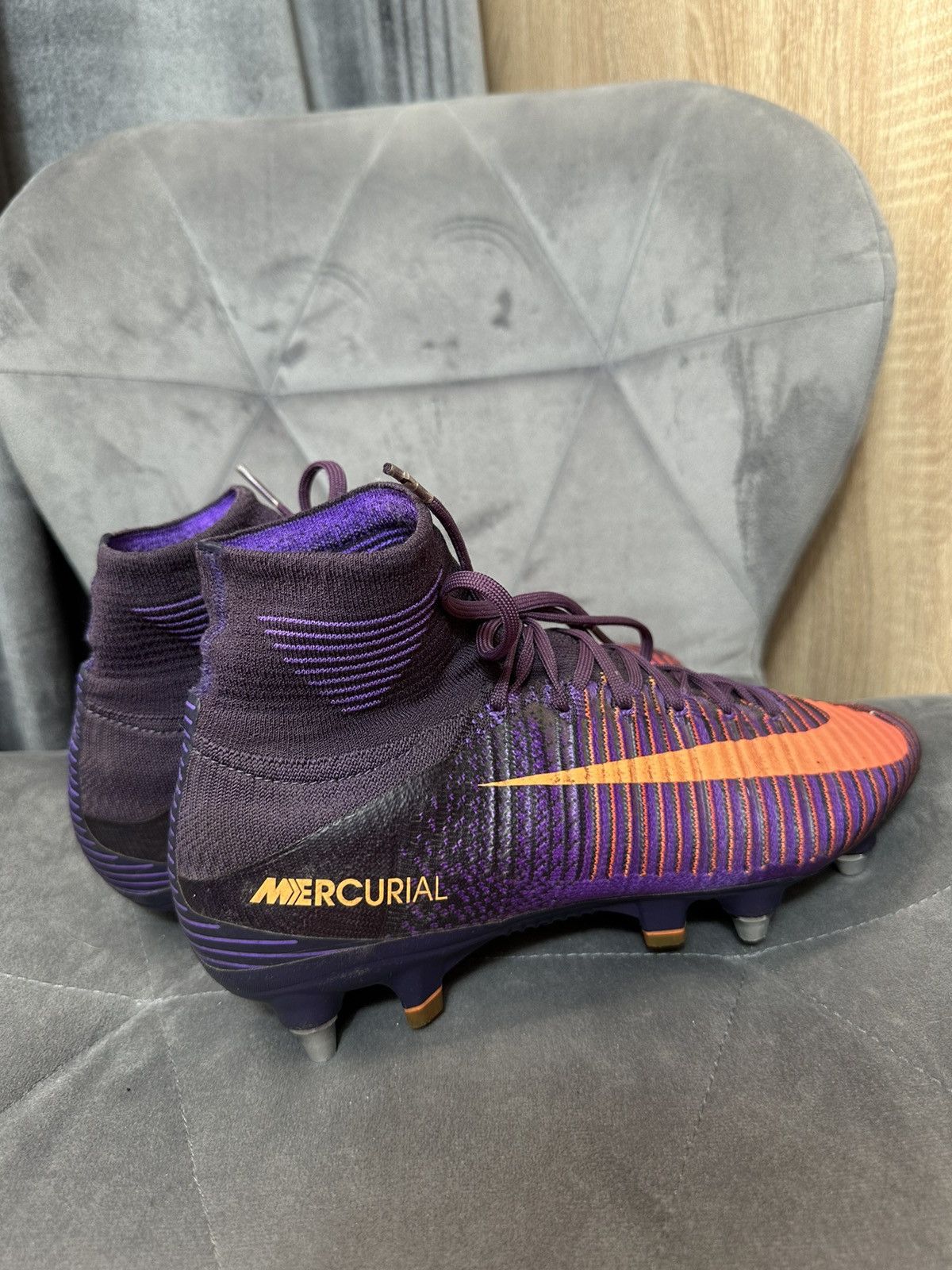 Nike Mens Boots Nike Mercurial Superfly V Sg-Pro MadeinItaly 2016 Size US 6.5 / EU 39-40 - 5 Thumbnail