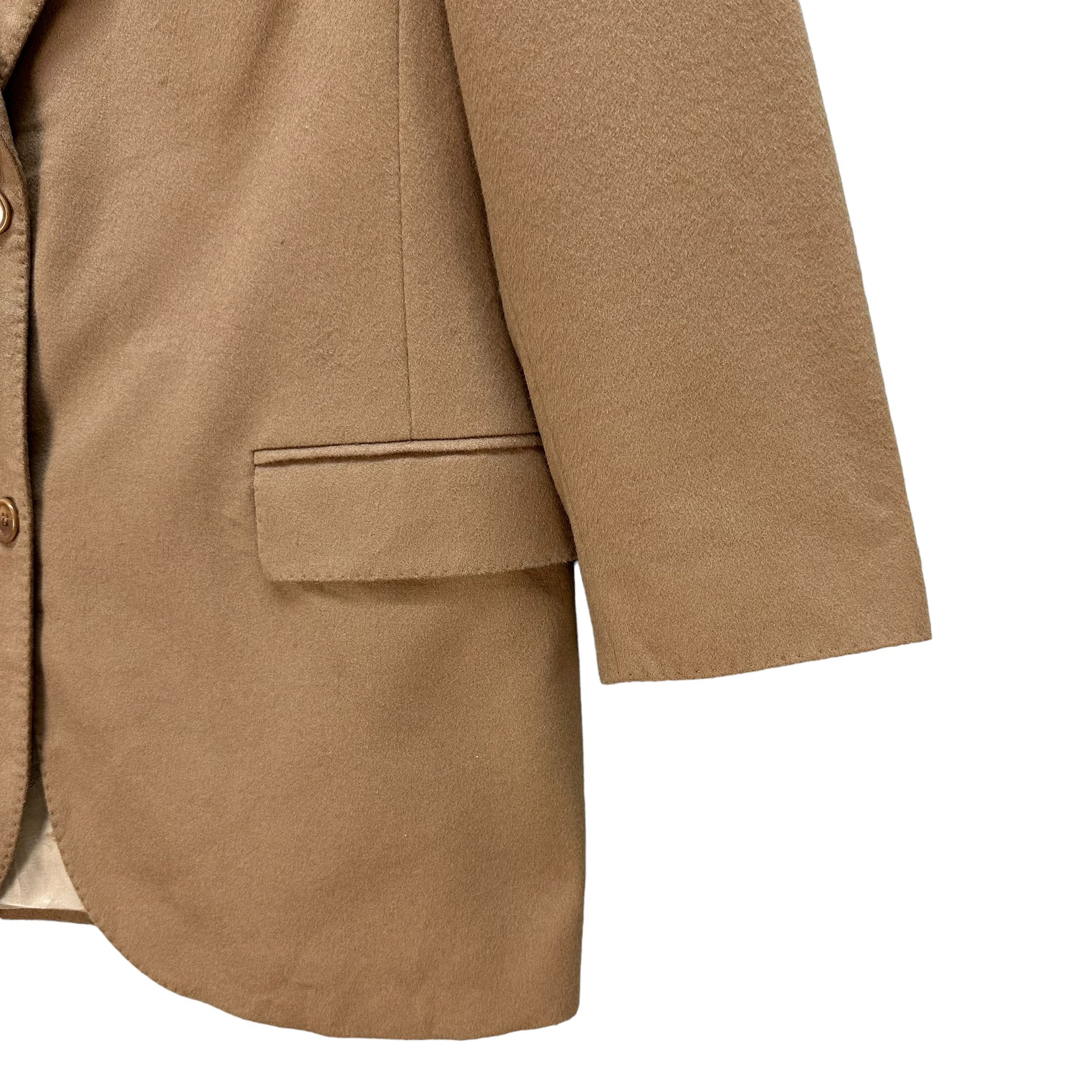 Max Mara MAX MARA Sportmax Brown Wool Suit Jacket Blazer #A40-0898 Size XL / US 12-14 / IT 48-50 - 5 Thumbnail