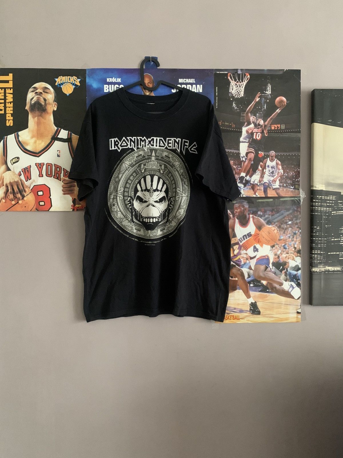 Band Tees × Vintage 2017 Iron Maiden „Iron Maiden FC” Band Tee Size US L / EU 52-54 / 3 - 1 Thumbnail