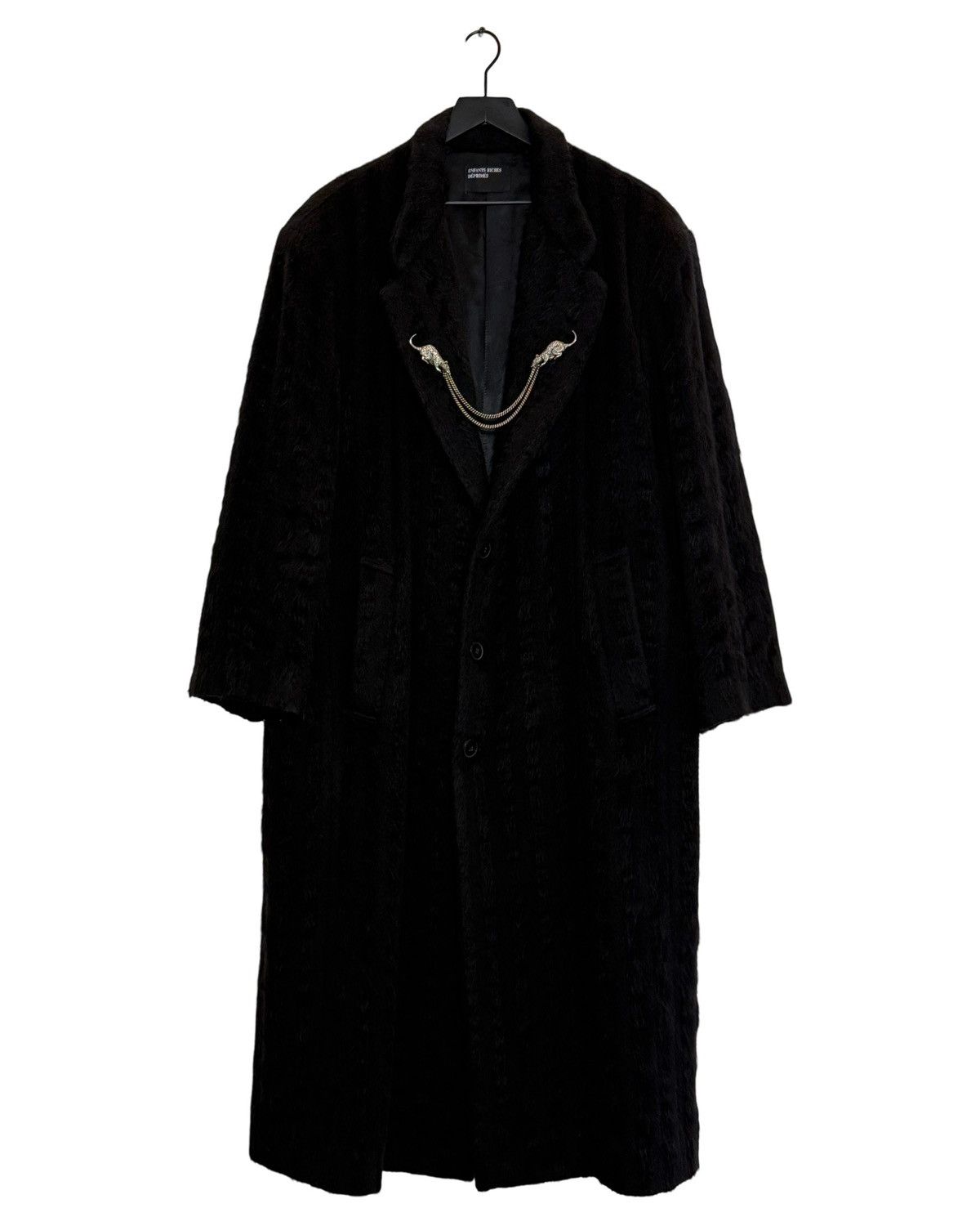 Enfants Riches Deprimes 1 of 1 Striped Alpaca Fur Trench Coat (Runway Sample) ERD Size US L / EU 52-54 / 3 - 4 Thumbnail