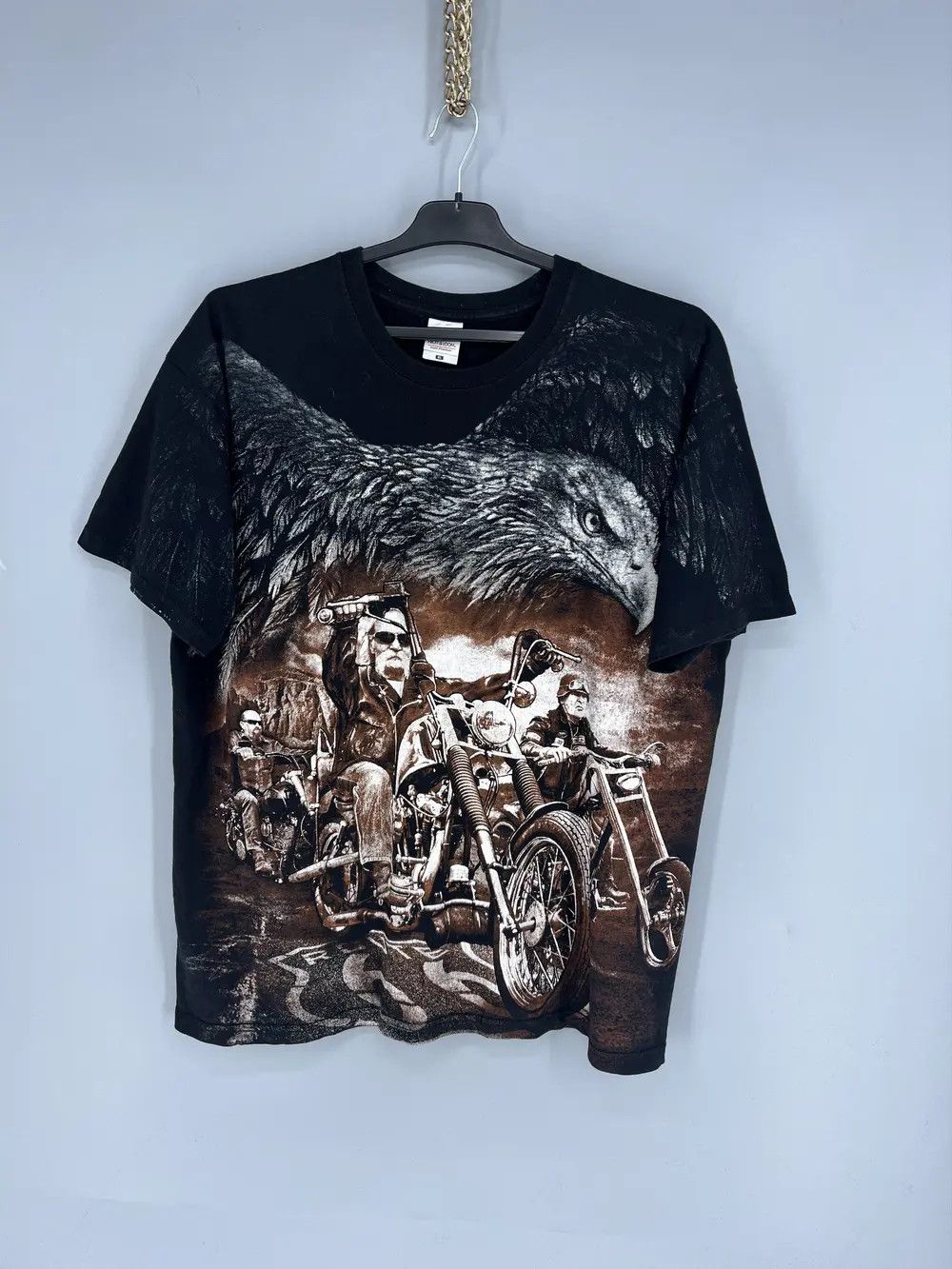 Band Tees Route 66 Jay’s Rook Eagle/ Motorcycle T Shirt Mens Size US XL / EU 56 / 4 - 1 Thumbnail