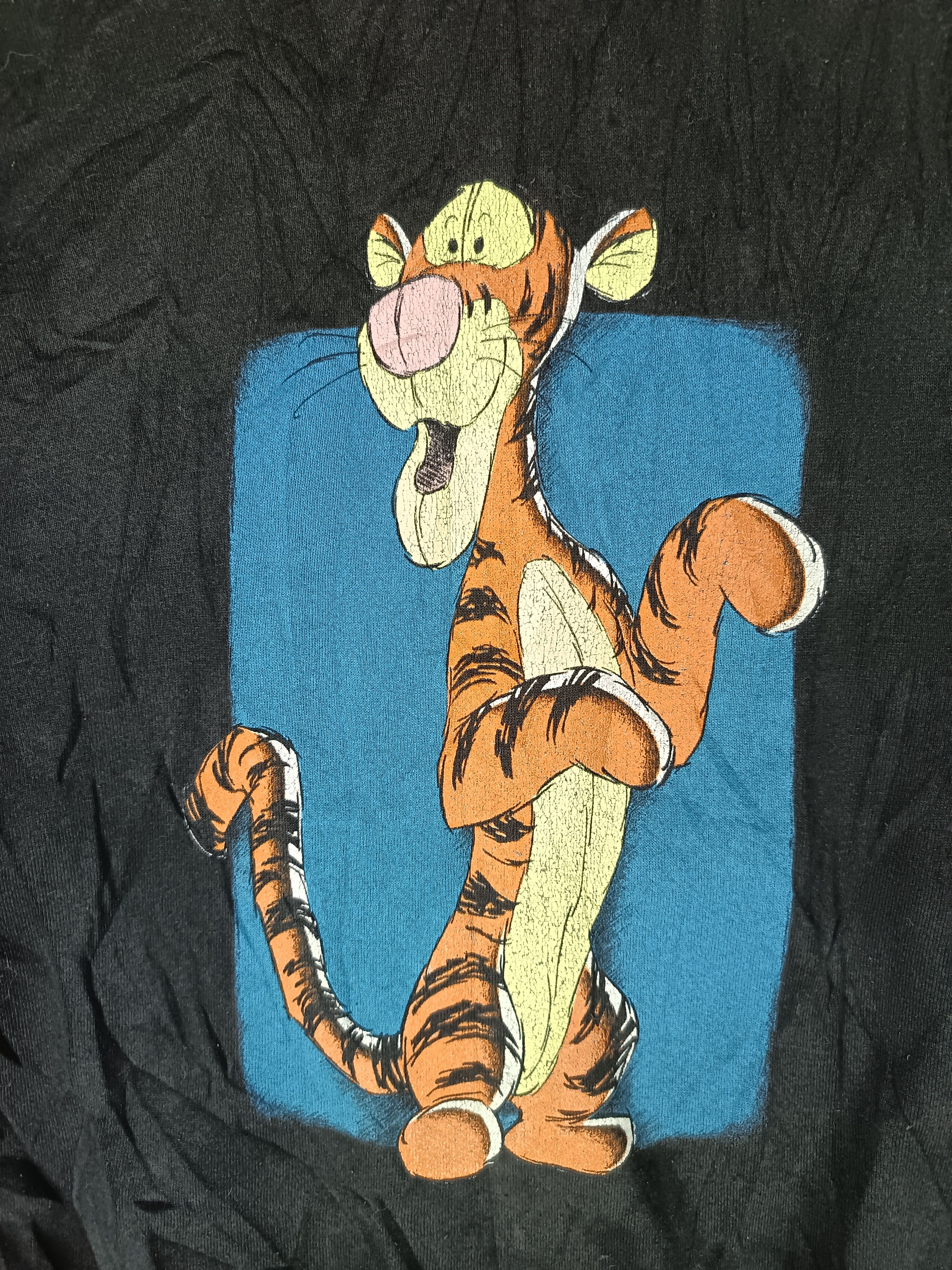 Disney Vintage 80's Pooh Tigger Chararter Sweatshirts Rare Size US M / EU 48-50 / 2 - 2 Thumbnail