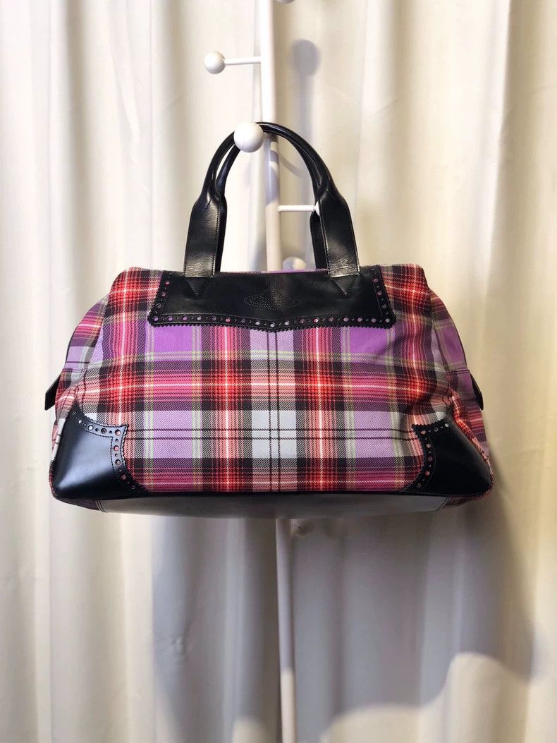 Vivienne Westwood Vivienne Westwood Vintage Plaid Saturn Bowling Bag - dmc Size ONE SIZE - 1 Thumbnail