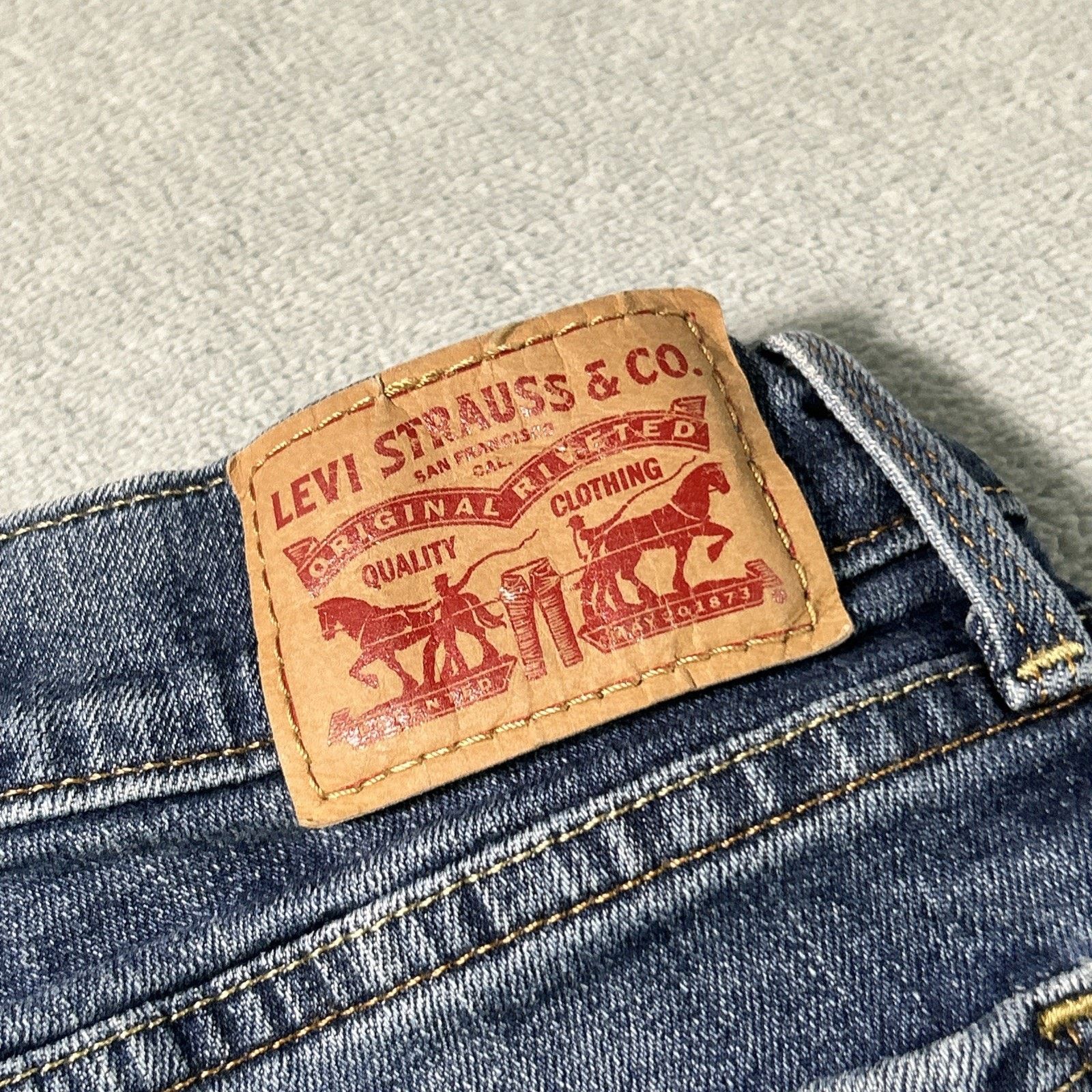 Levi's Levis 505 Straight Jeans Womens 28x29 Hamilton Skinny Slim Size 28" / US 6 / IT 42 - 4 Thumbnail