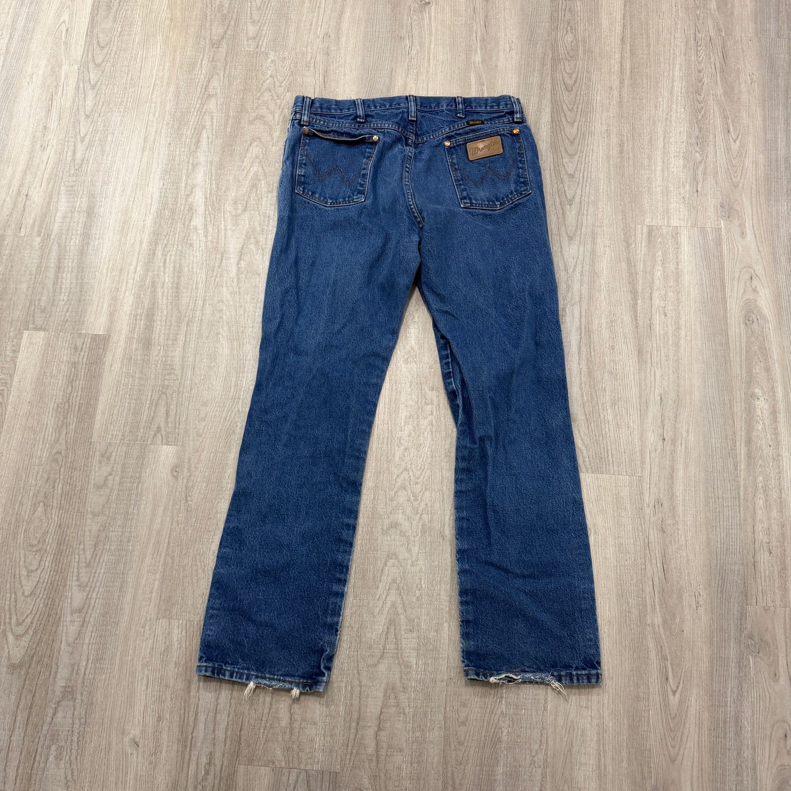 Wrangler Vintage Wrangler Jeans Men's 35x32 Blue 13MWZ Cowboy Cut Size US 35 - 8 Thumbnail