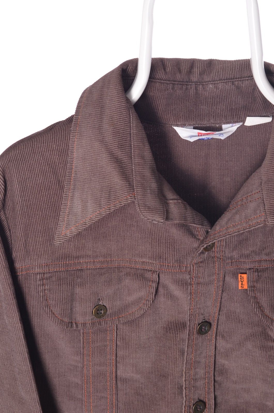 Levi's Vintage 70s Levi’s Panatela Button Up Shirt Orange Tab Size US L / EU 52-54 / 3 - 3 Thumbnail