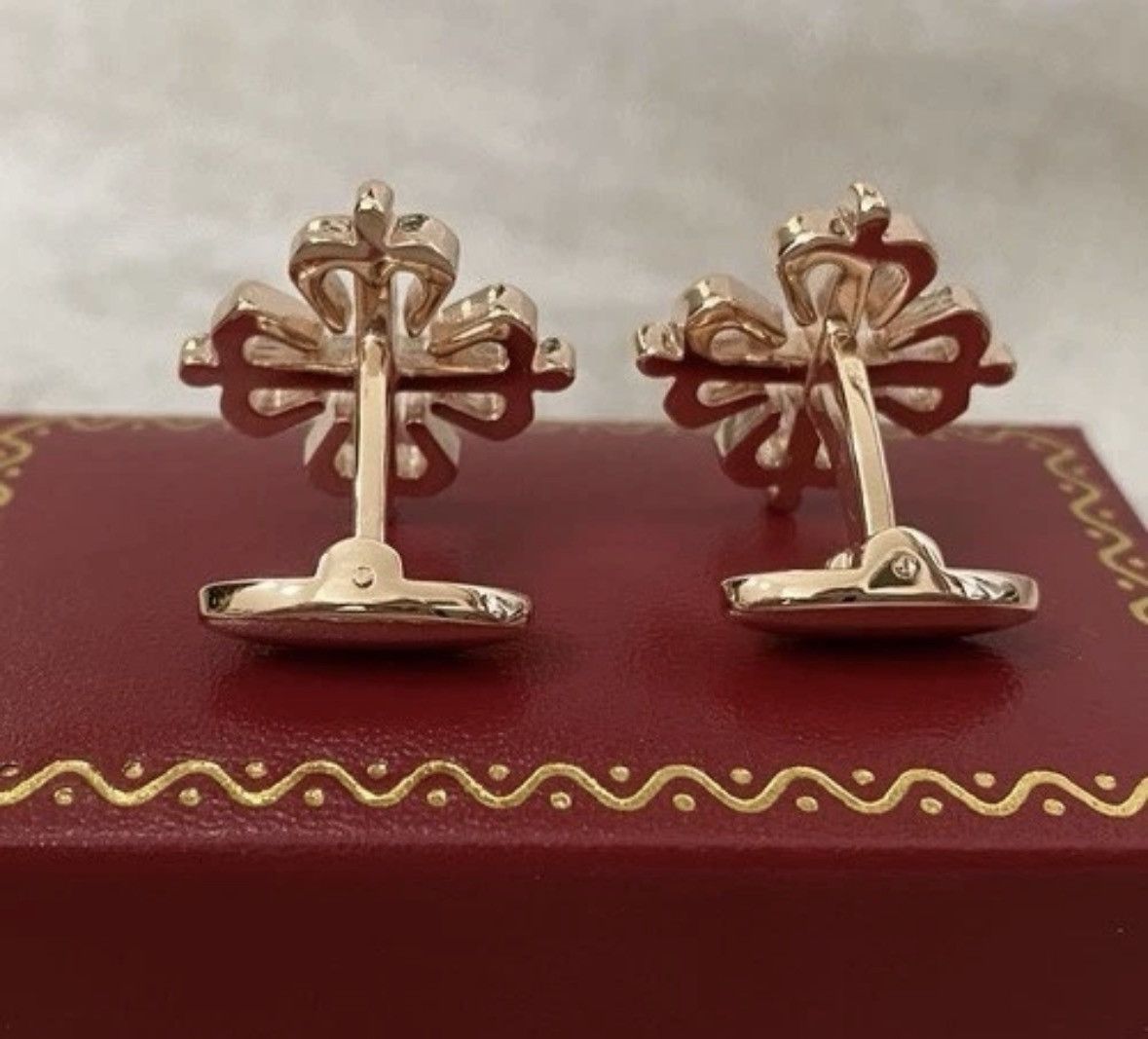 Patek Philippe Rose Gold Concessionaire Cufflinks, Men's — image 5 of 5
