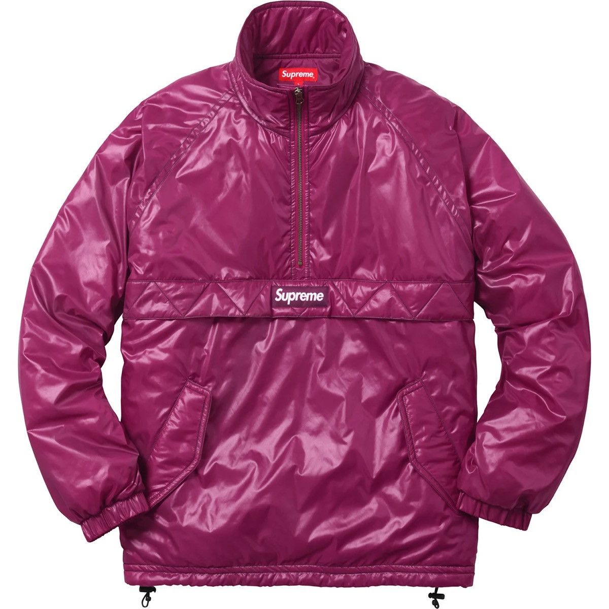 Supreme Supreme Contrast Stitch Pullover Purple Size US XL / EU 56 / 4 - 1 Thumbnail