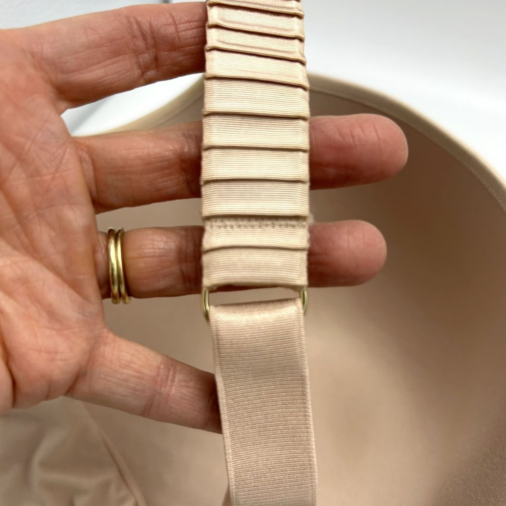 Vintage Third Love Bra 46 E 24 7 Classic Shirt Lined Underwire Beige 4 Hook Womens Size L / US 10 / IT 46 - 4 Thumbnail