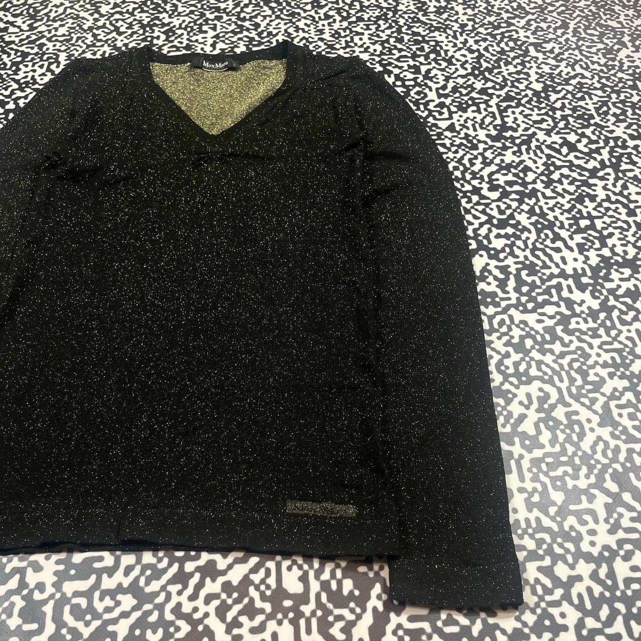Max Mara Vintage Y2K Max Mara Bodywear Longsleeve Luxury Retro Style Size L / US 10 / IT 46 - 5 Thumbnail