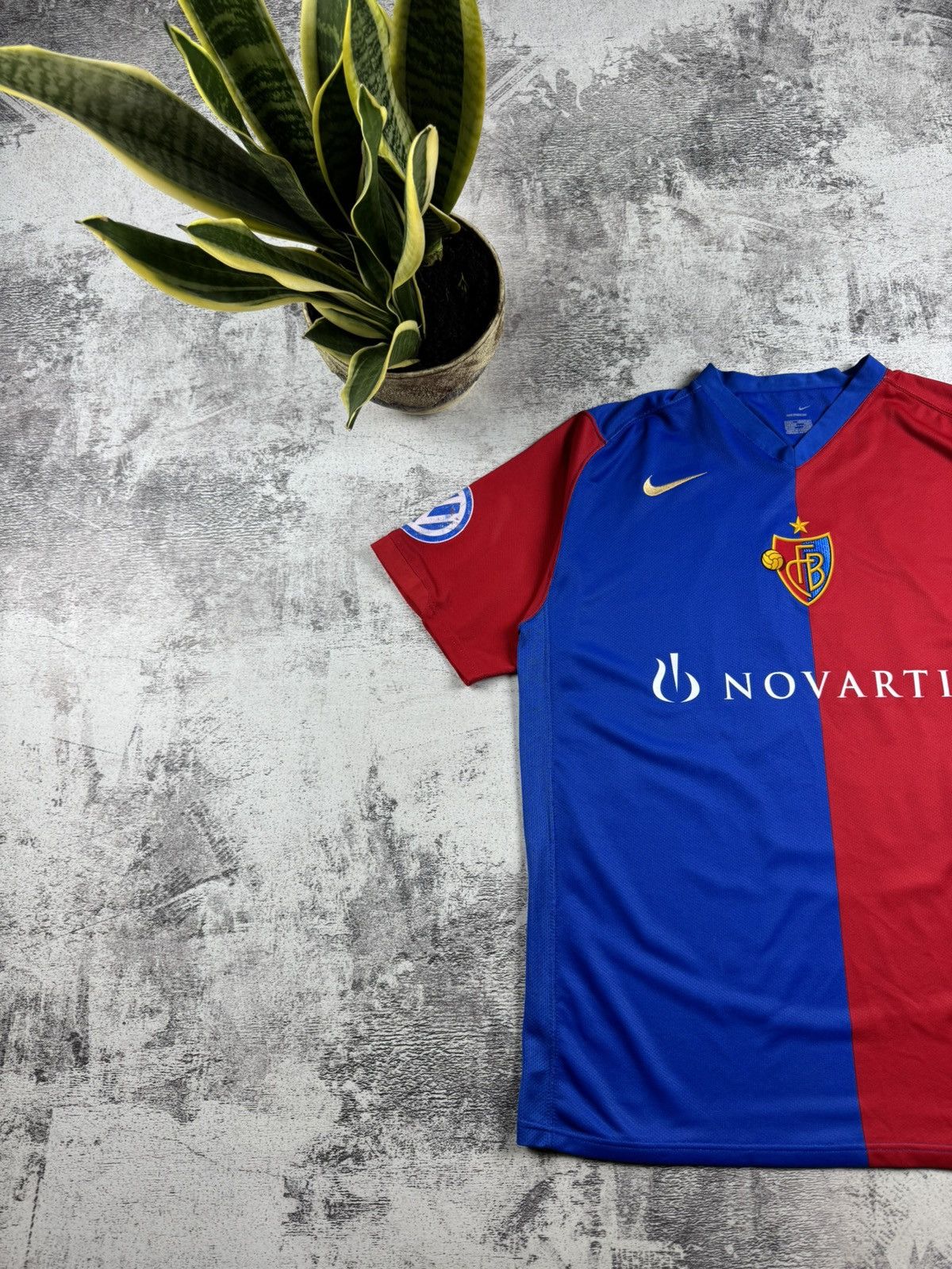 Nike BASEL 2006/2008 Matthias Nike Bloke core Soccer Football Fan T Shirt Jersey Kit Size US L / EU 52-54 / 3 - 3 Thumbnail