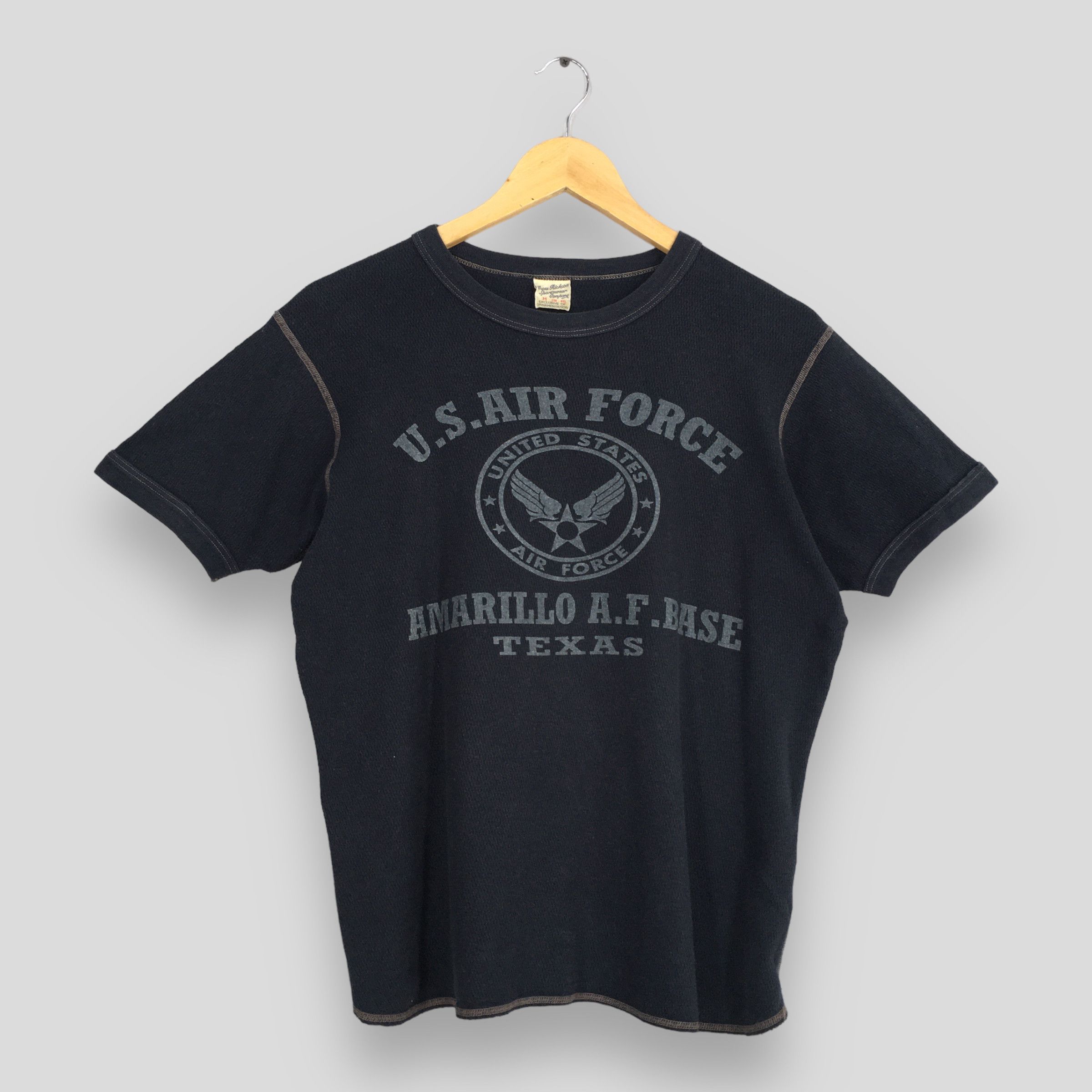 Buzz Rickson's × Vintage Vintage Buzz Rickson Us Air Force Usaf Black T shirt Medium Size US M / EU 48-50 / 2 - 1 Thumbnail