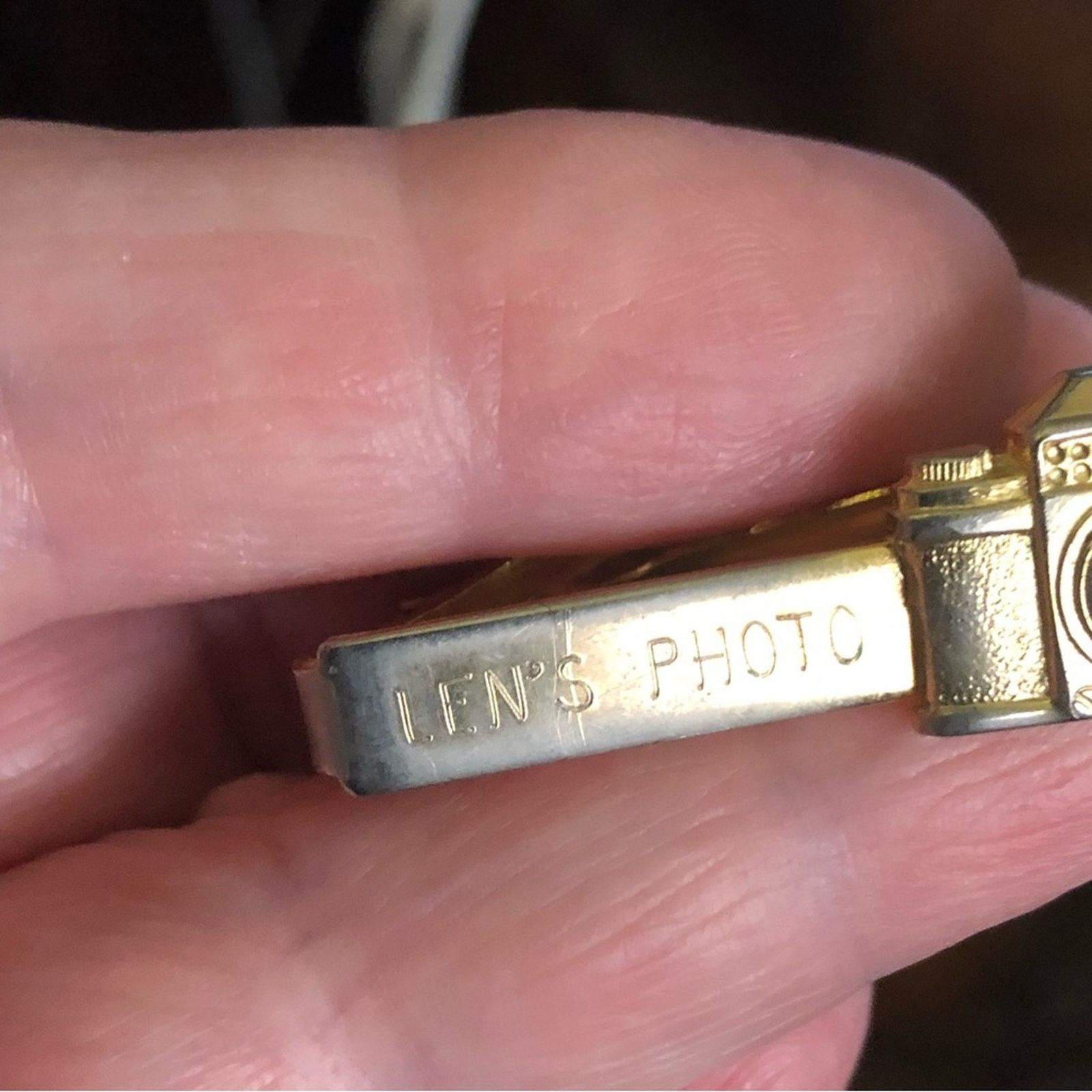 Vintage Vintage men’s gold plated Len’s Photo tie bar Size ONE SIZE - 3 Thumbnail