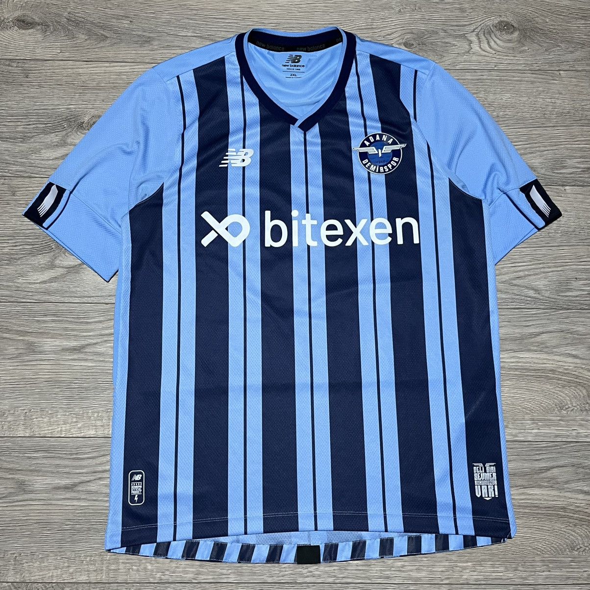 New Balance Balotelli #9 Adana Demispor FC new balance jersey Size US XXL / EU 58 / 5 - 2 Thumbnail