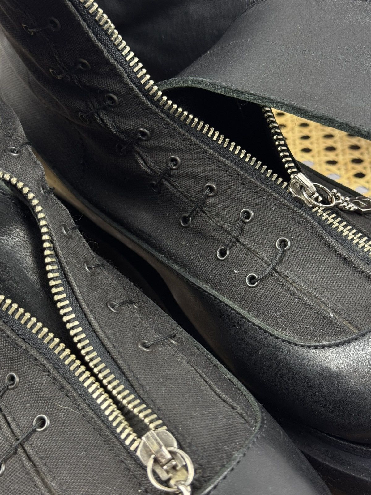 Dirk Bikkembergs × Vintage Dirk Bikkembergs Boots vintage SS00 very rare💀💀💀 Size US 10 / EU 43 - 15 Thumbnail