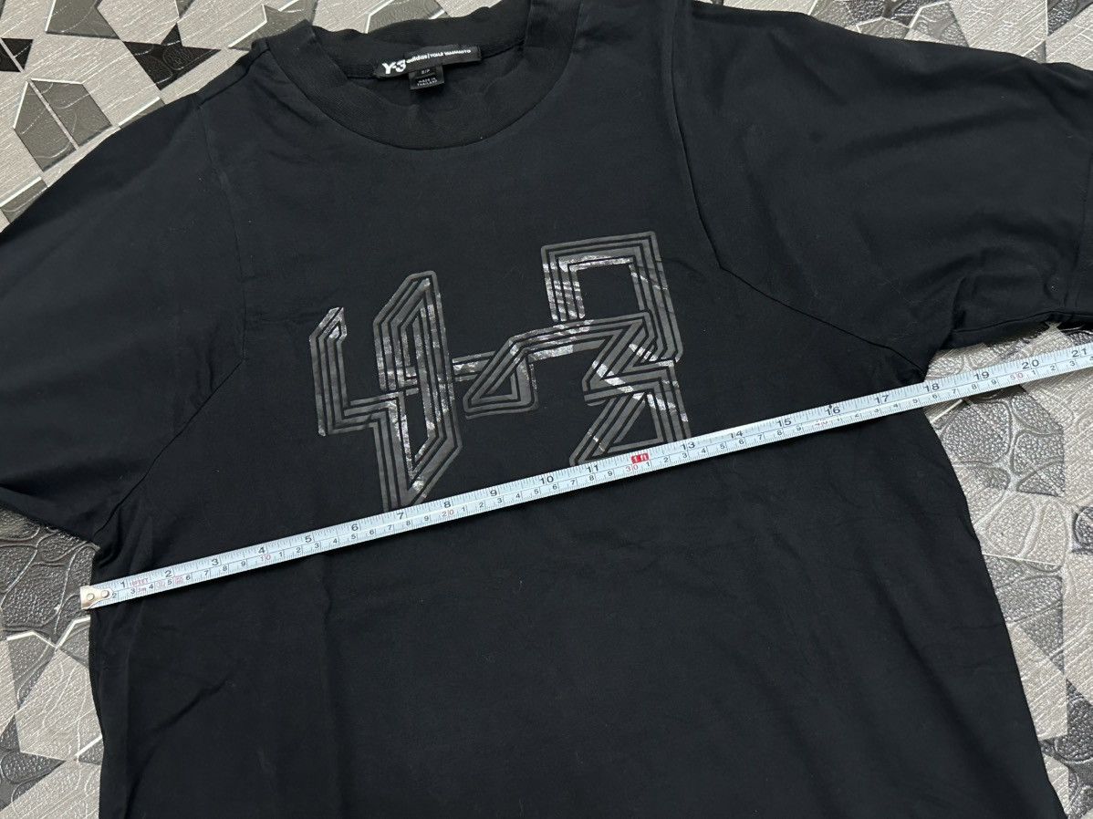 Y-3 FW16 Y-3 Yohji Yamamoto Metallic Logo Tee Size US M / EU 48-50 / 2 - 4 Thumbnail