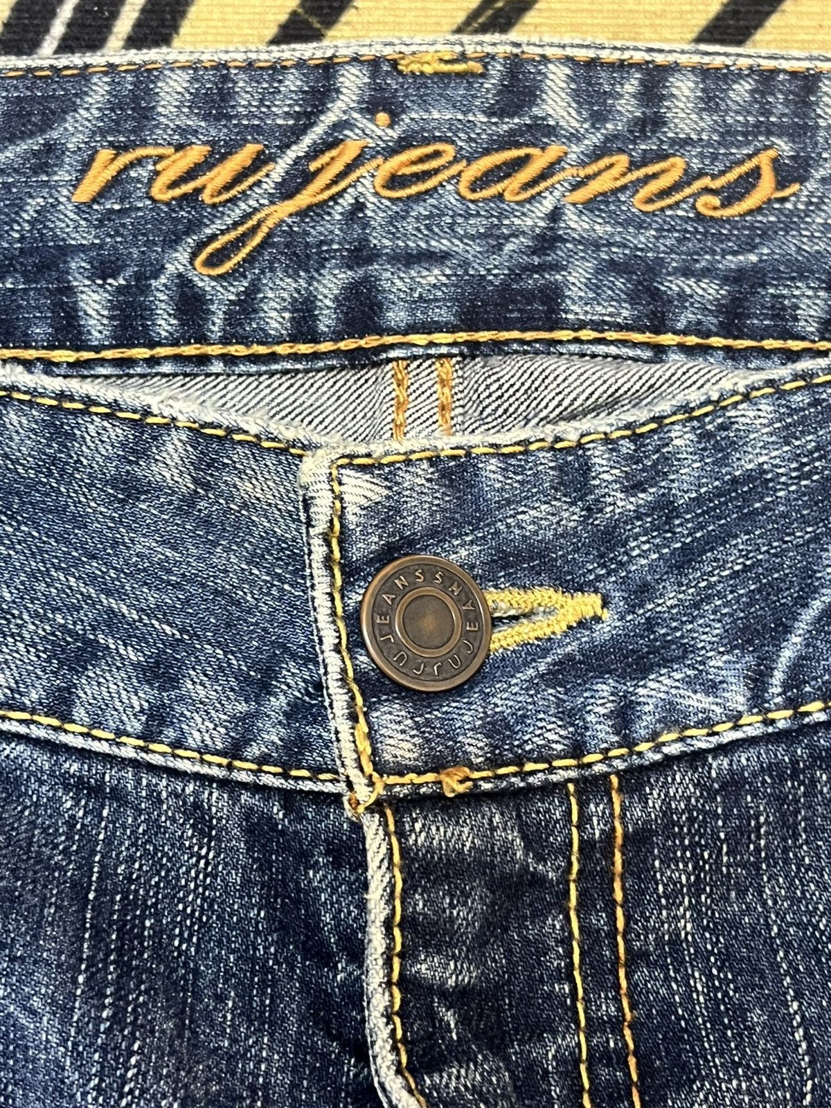 Beauty Beast Vintage Ru Jeans Baggy Wide Leg Denim Size US 34 / EU 50 - 8 Thumbnail