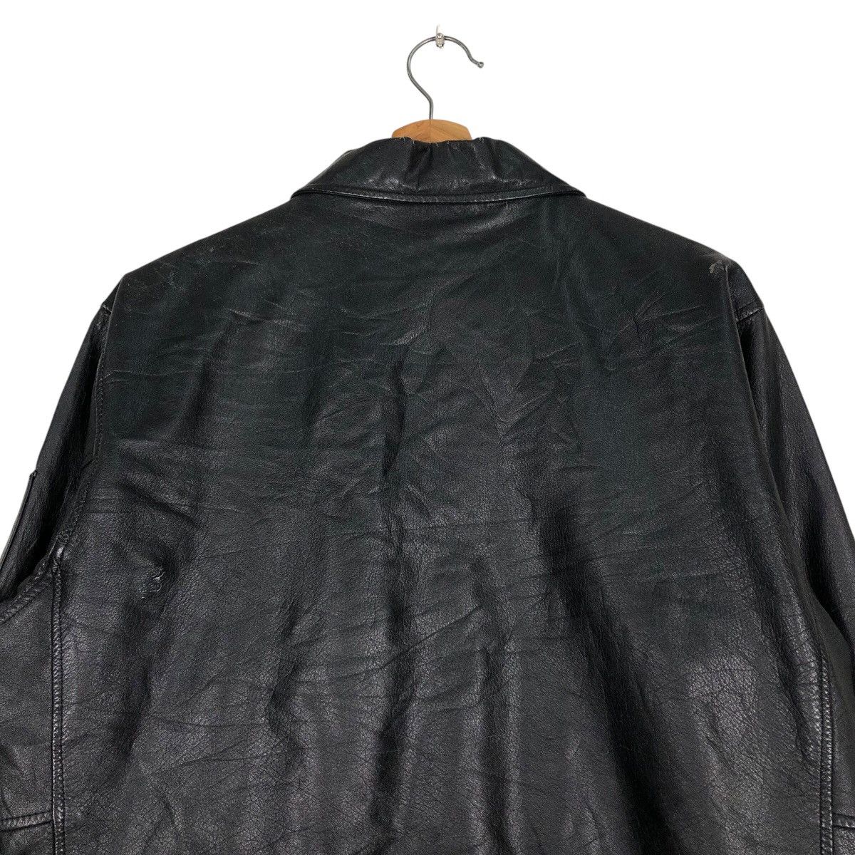 Japanese Brand 📌Vintage Biker Cafe Racer Leather Jacket Japan Issey Miyake Size US M / EU 48-50 / 2 - 10 Thumbnail