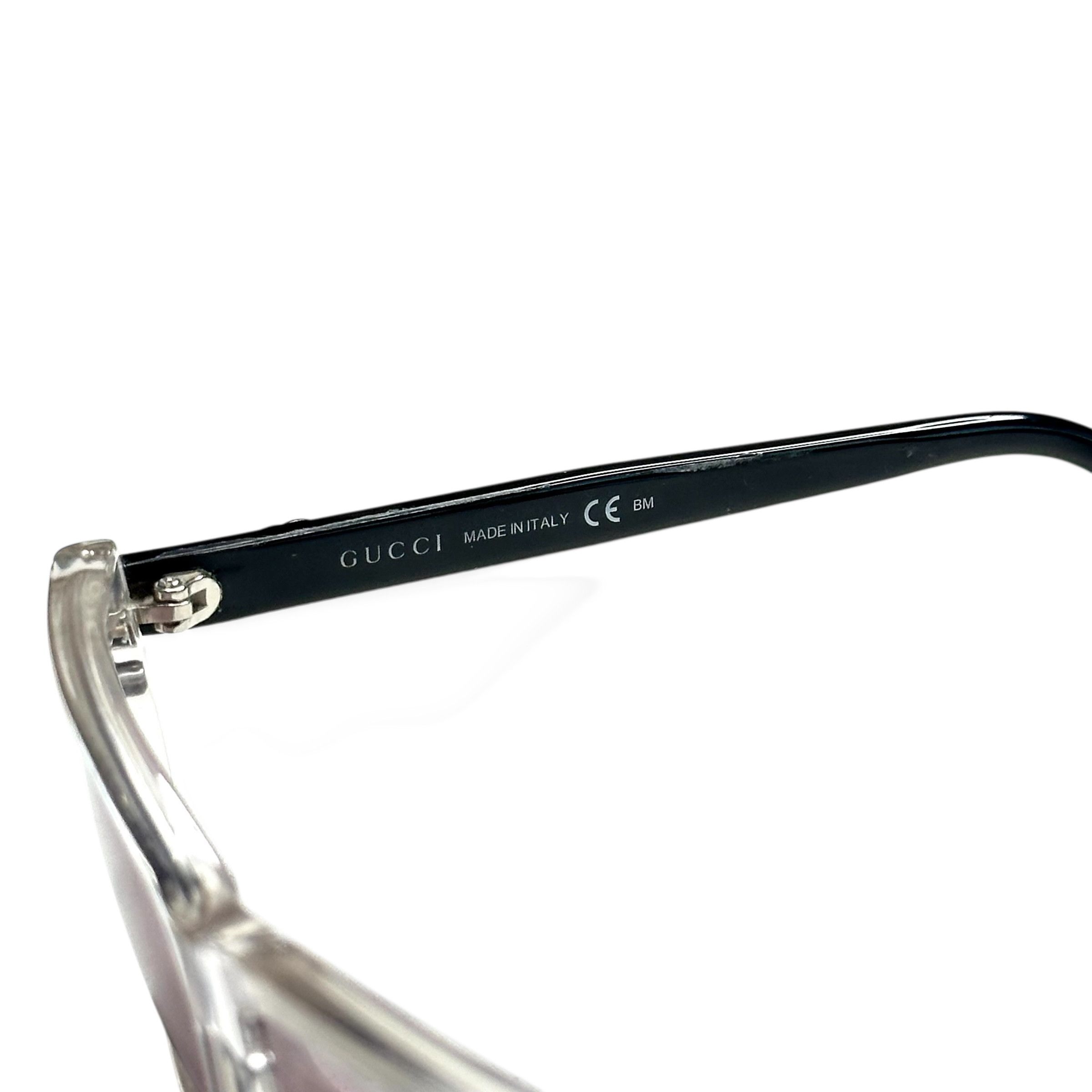 Gucci Gucci Wayfarer Transparent GG Sunglasses Size ONE SIZE - 3 Thumbnail