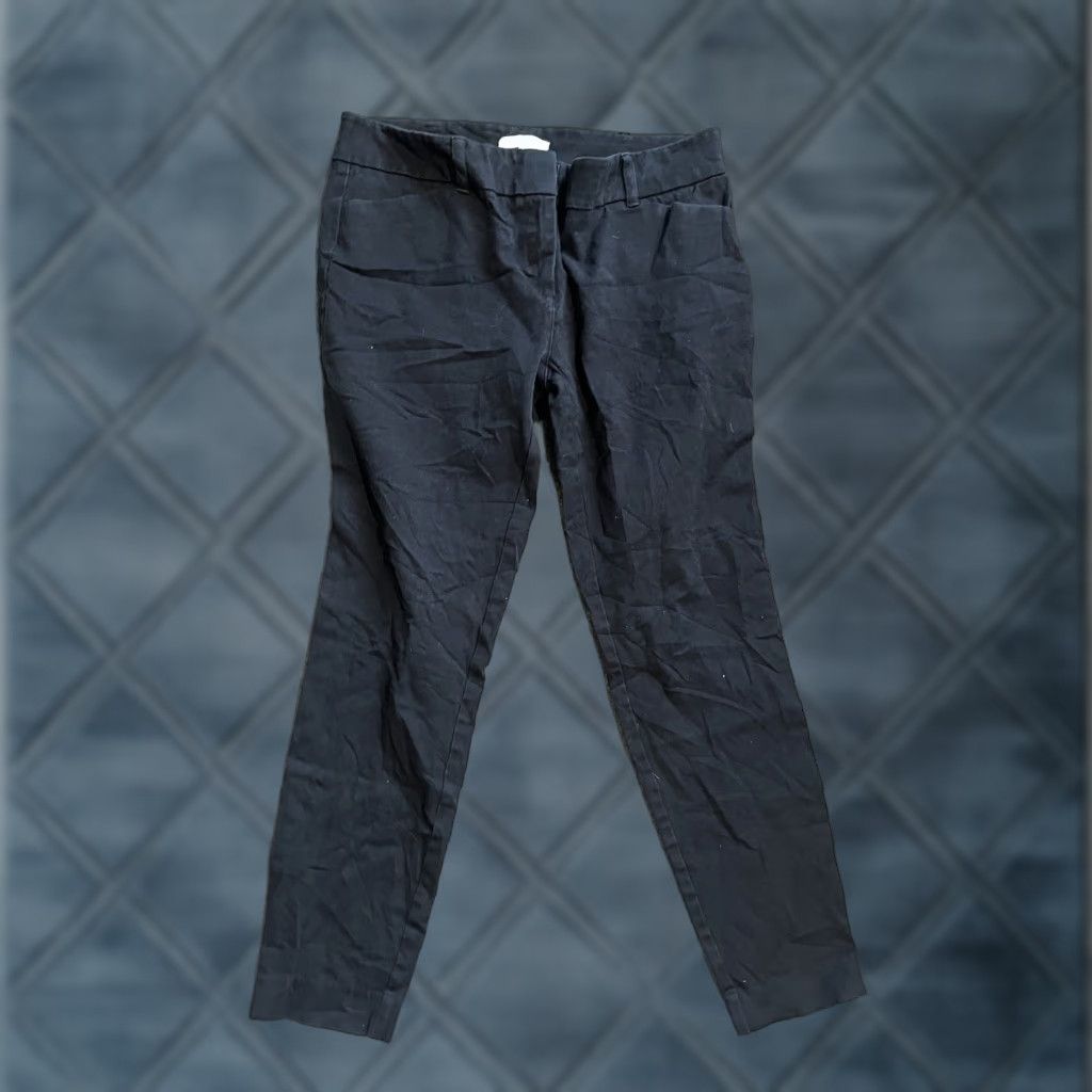 Avenue New York & Company Stretch Pants Women Size 6 Black Ankle Pants Size 28" / US 6 / IT 42 - 1 Thumbnail
