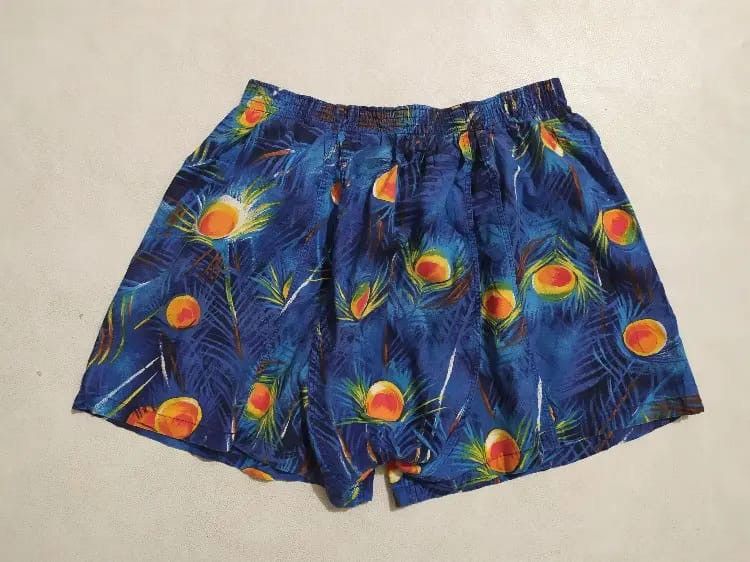 Kenzo × Vintage Vintage Kenzo Full Print Art Woven Boxer Made In Japan Size US 34 / EU 50 - 4 Thumbnail