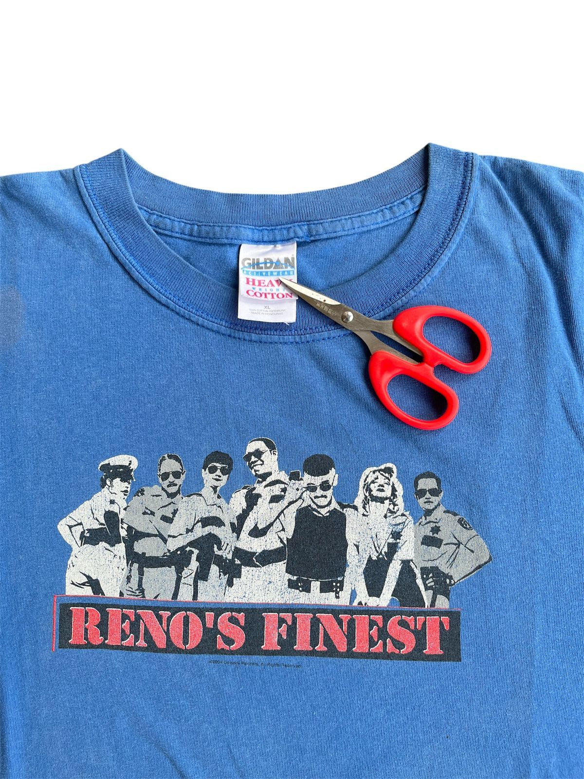 Vintage 2004 Reno's Finest Target 911 Movie Tshirt Size US XL / EU 56 / 4 - 2 Thumbnail