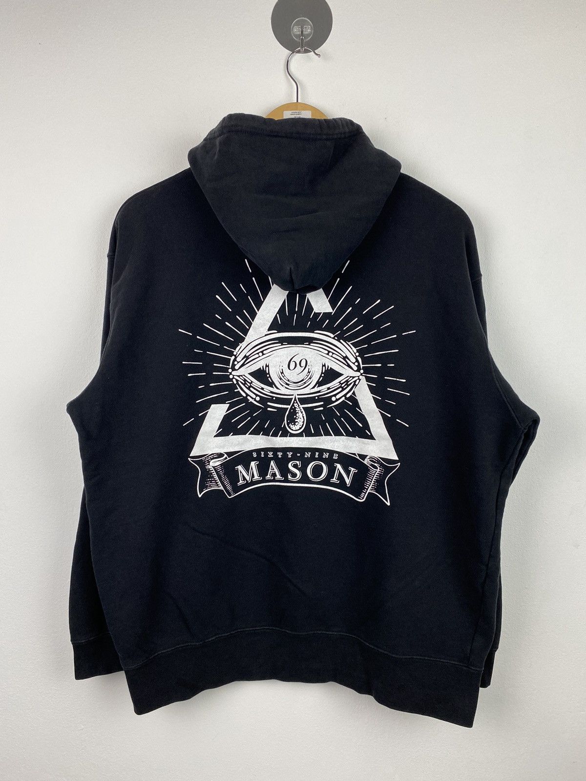 Japanese Brand Vintage Mason Sixty-Nine Pullover Hoodie Size US XL / EU 56 / 4 - 1 Thumbnail