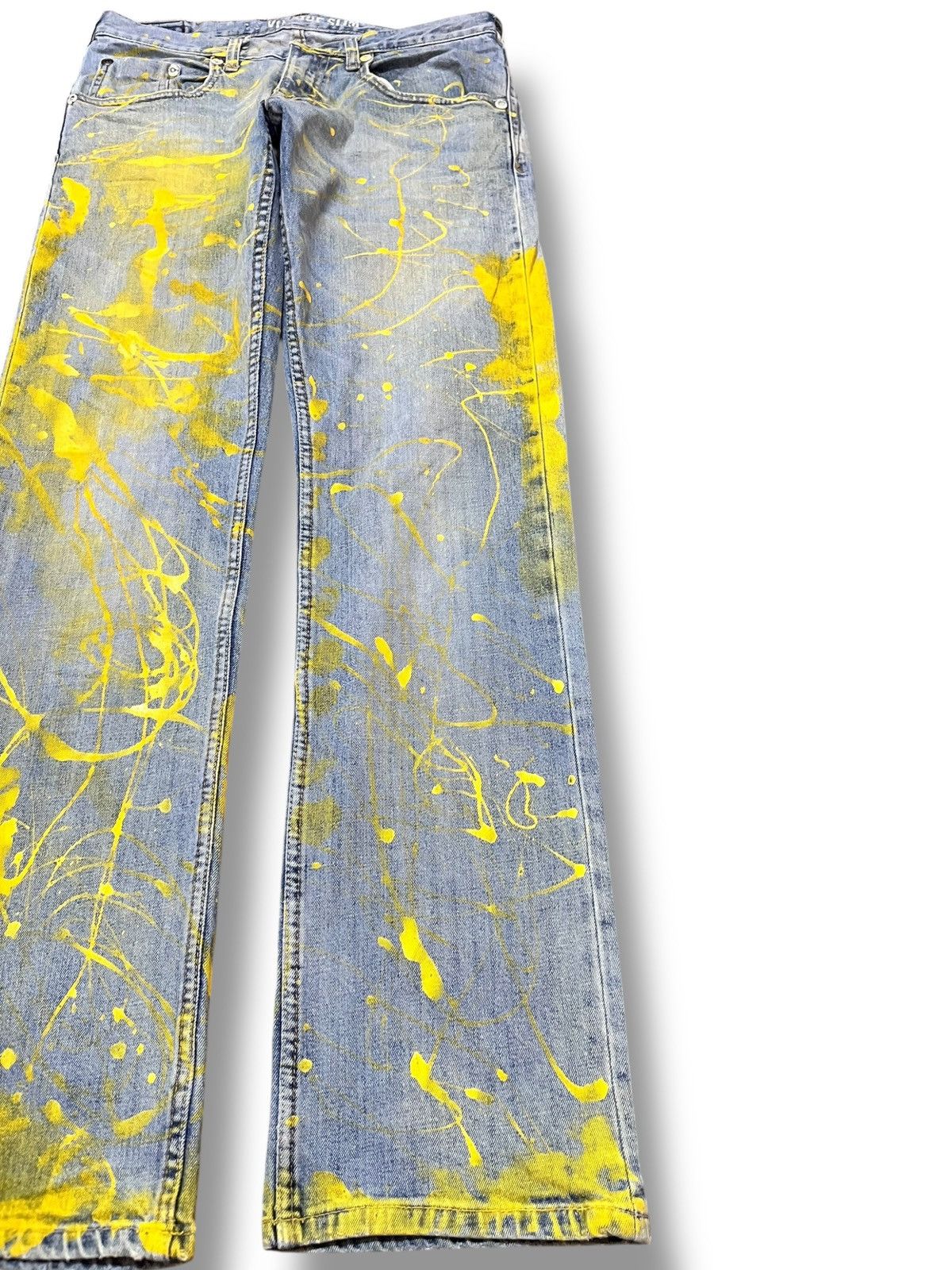Lee Vintage Lee Dungree Paint Splatter Denim Size US 30 / EU 46 - 4 Thumbnail