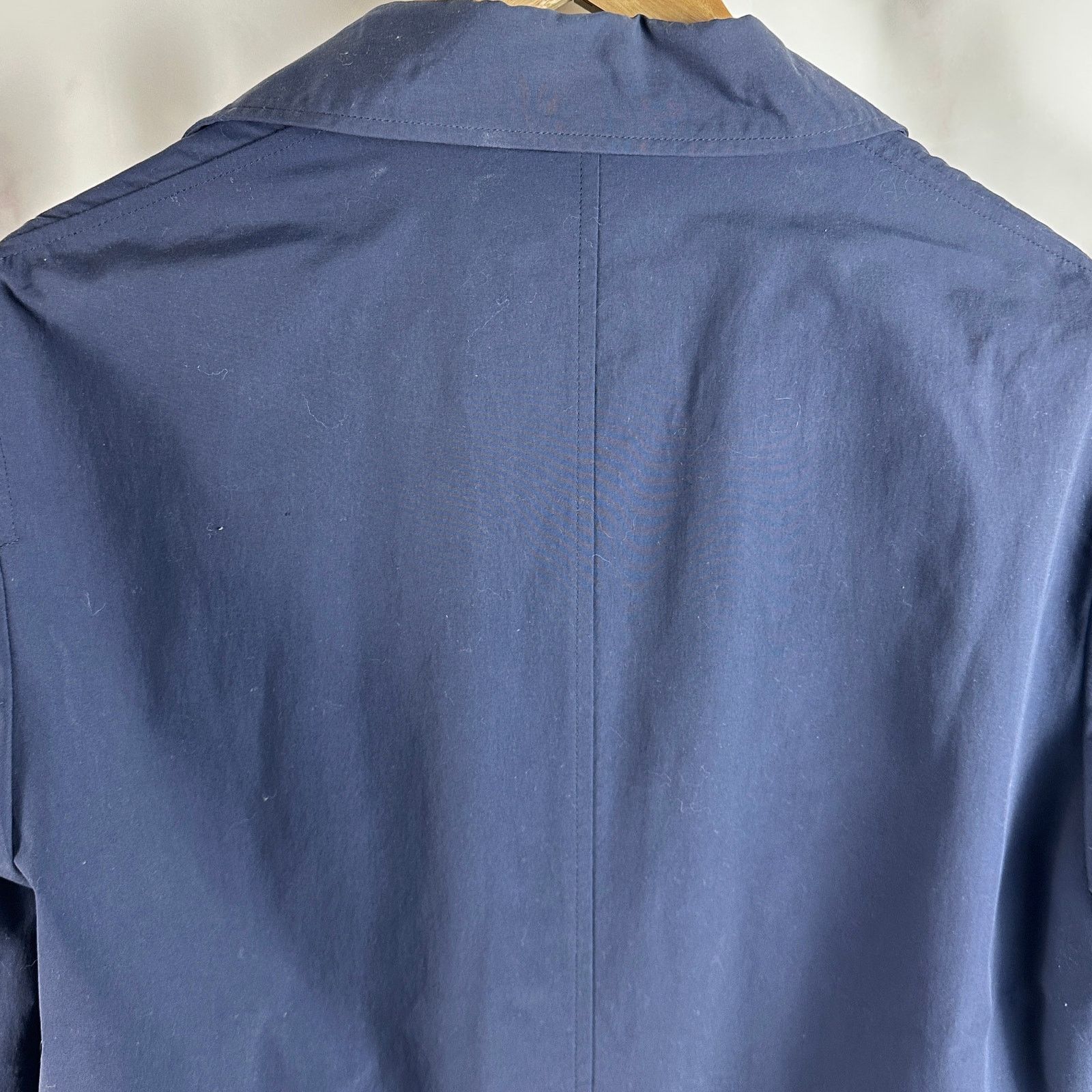 Undercover A/W01 D.A.V.F. Navy Long Coat Size US L / EU 52-54 / 3 - 8 Thumbnail