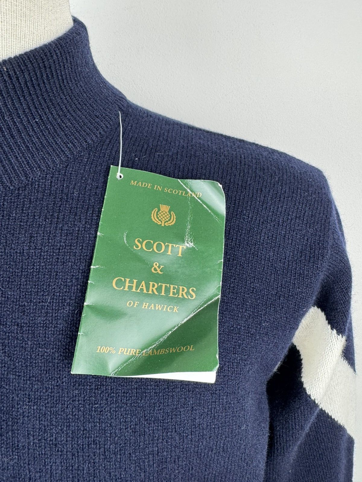 Scott & Charters Men’s Scott Charters Scotland Wool Sweater Zip Jumper XXL Size US XXL / EU 58 / 5 - 3 Thumbnail