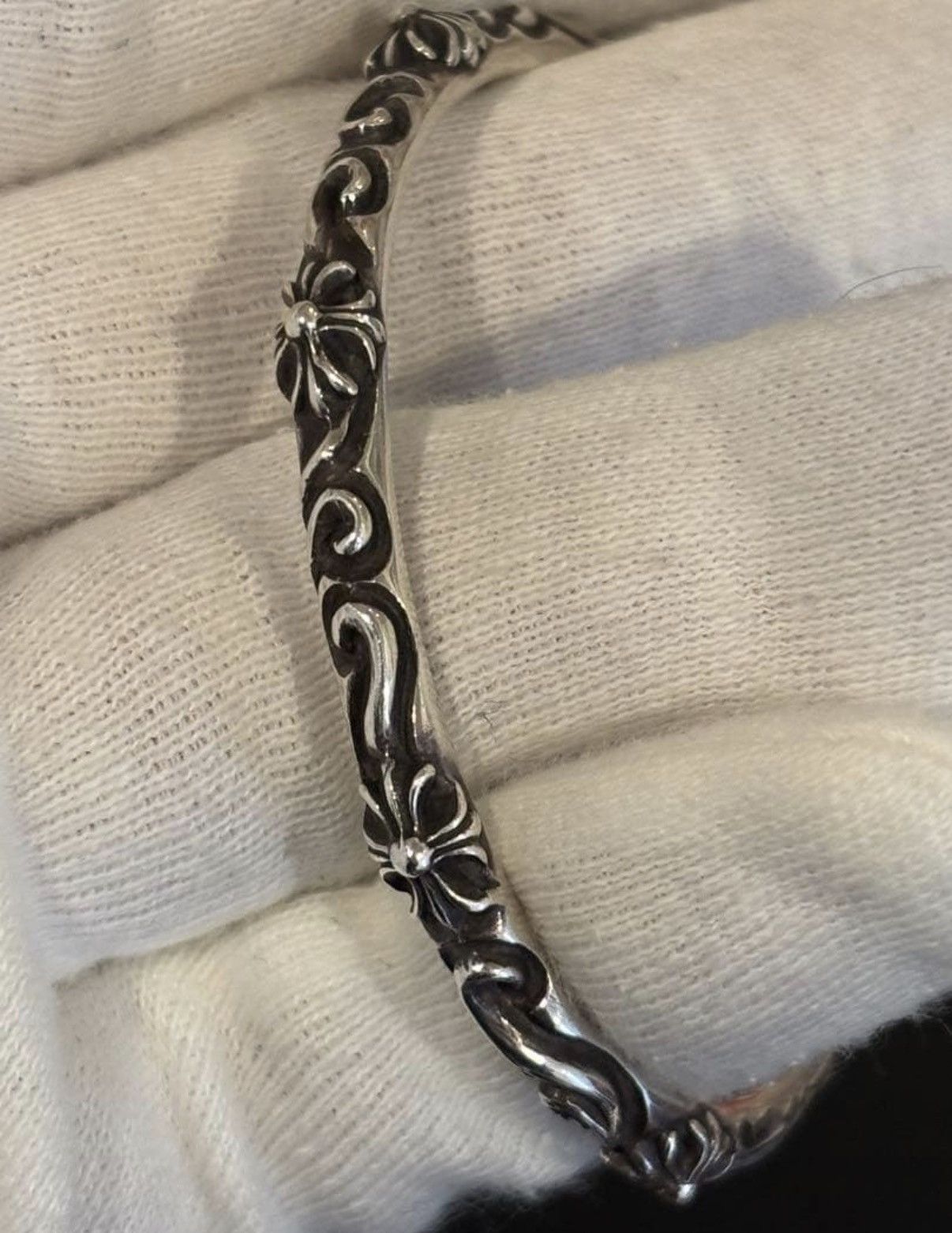 Chrome Hearts Chrome Hearts SBT Band Bangle Bracelet Size ONE SIZE - 3 Thumbnail