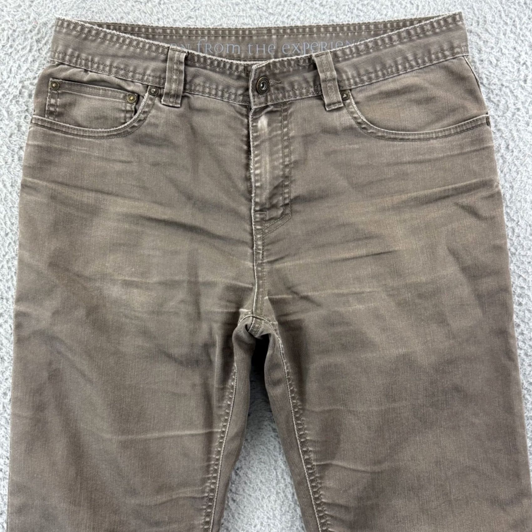Prana prAna Jeans Mens 32x30 Brown Bridger Slim Fit Straight Stretch Hiking Outdoor Size US 32 / EU 48 - 3 Thumbnail