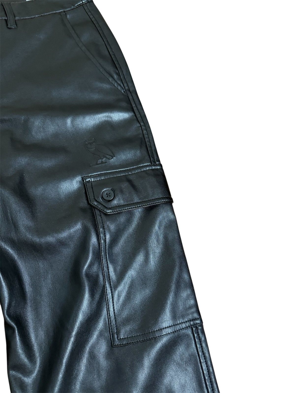 October's Very Own 🔥OVO Women’s Vegan Leather Cargo Pants/Octobers Very Own Size 27" / US 4 / IT 40 - 3 Thumbnail