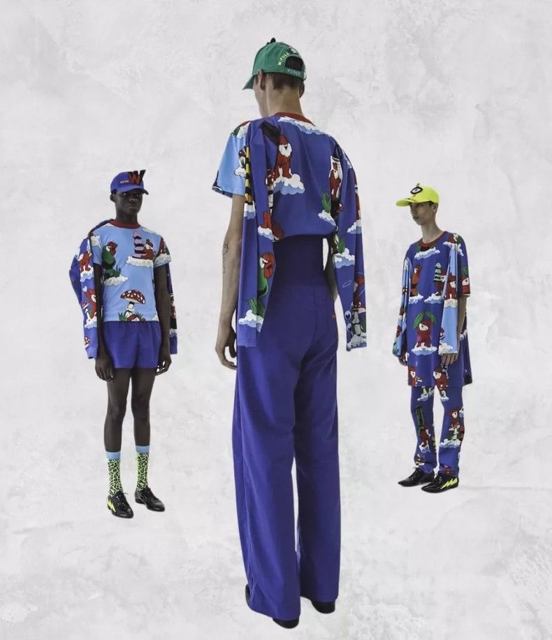 Walter Van Beirendonck Walter Van Beirendonck SS22 Neon Shadow Hat Size ONE SIZE - 2 Thumbnail